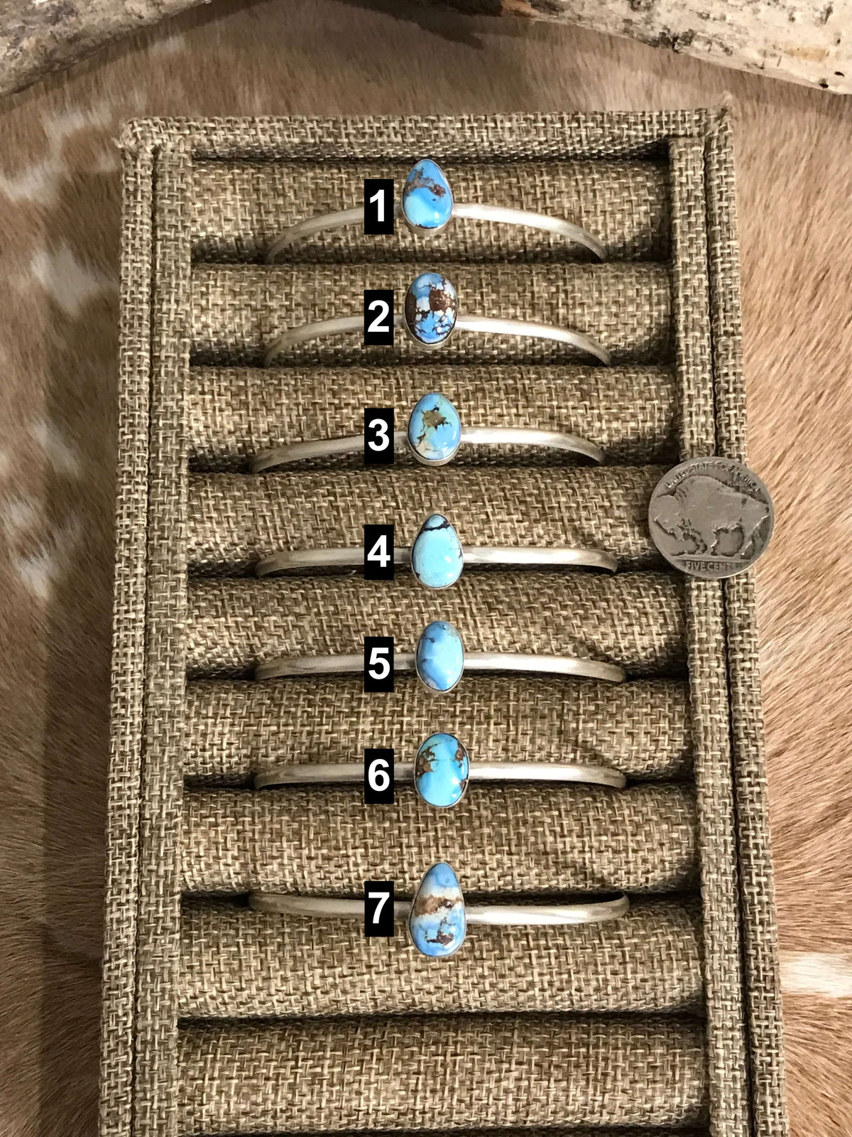 The Banner Cuffs-Bracelets & Cuffs-Calli Co., Turquoise and Silver Jewelry, Native American Handmade, Zuni Tribe, Navajo Tribe, Brock Texas
