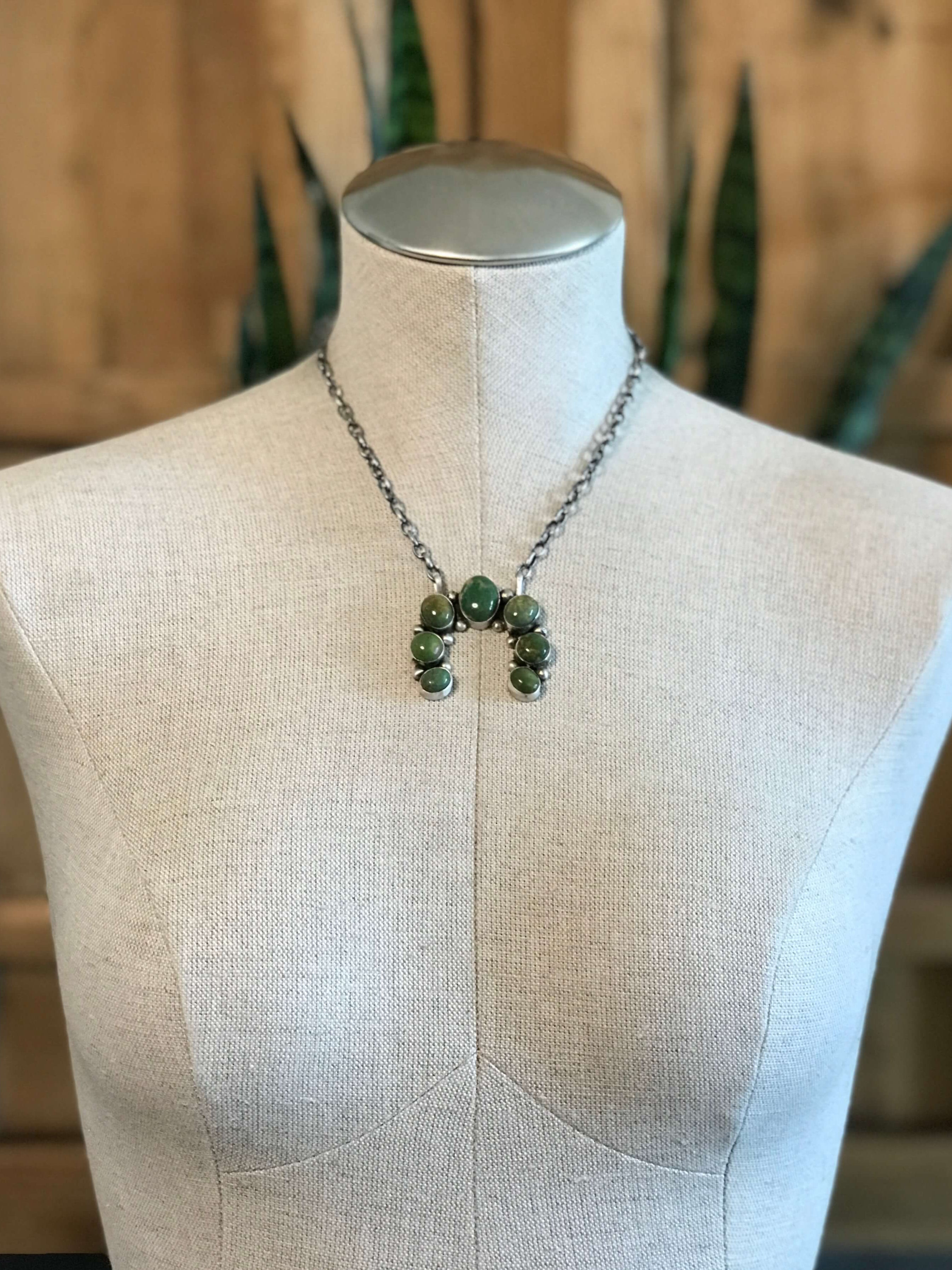 The Naja Necklace, 32-Necklaces-Calli Co., Turquoise and Silver Jewelry, Native American Handmade, Zuni Tribe, Navajo Tribe, Brock Texas