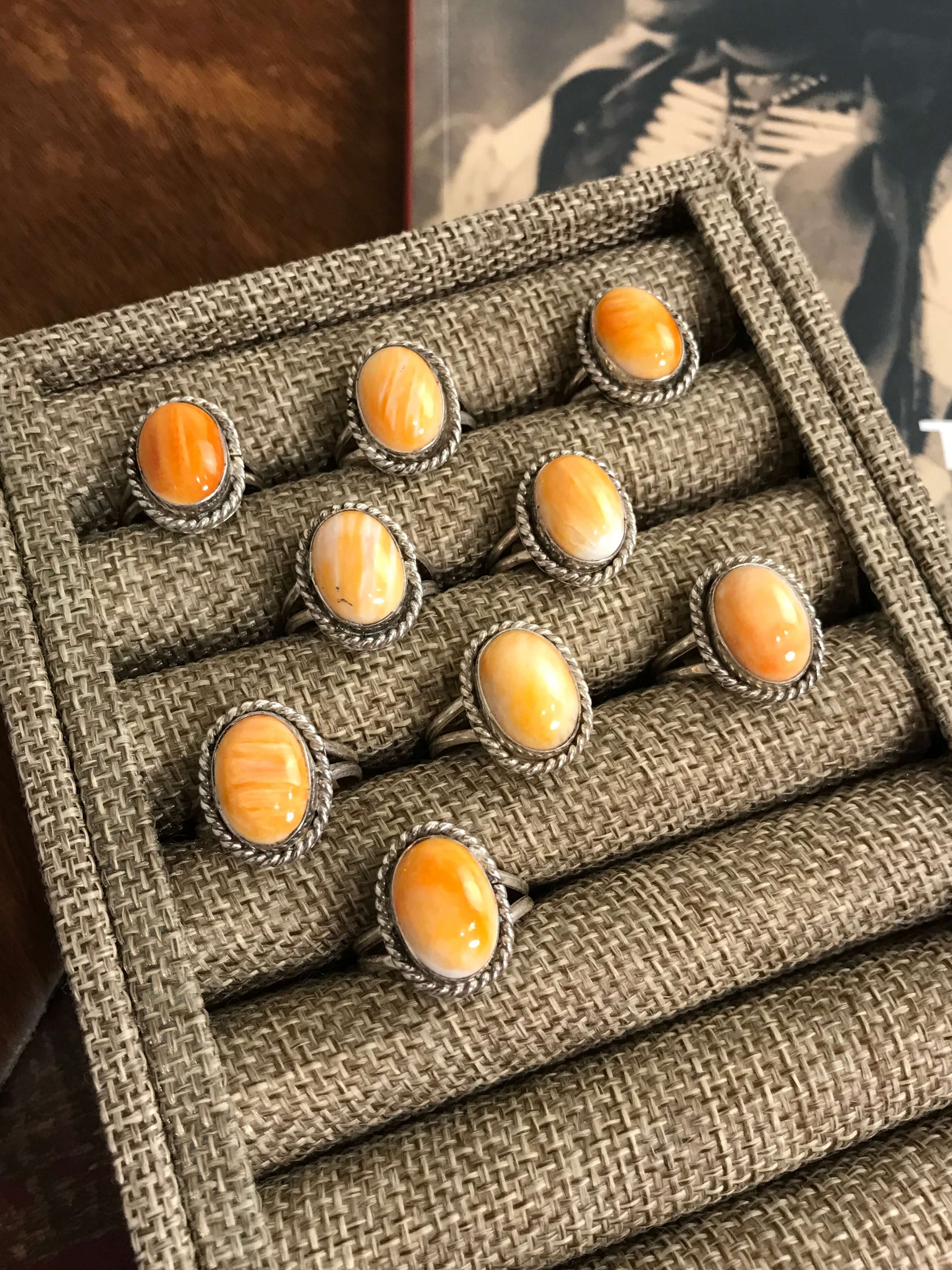 The Sloane Rings-Rings-Calli Co., Turquoise and Silver Jewelry, Native American Handmade, Zuni Tribe, Navajo Tribe, Brock Texas