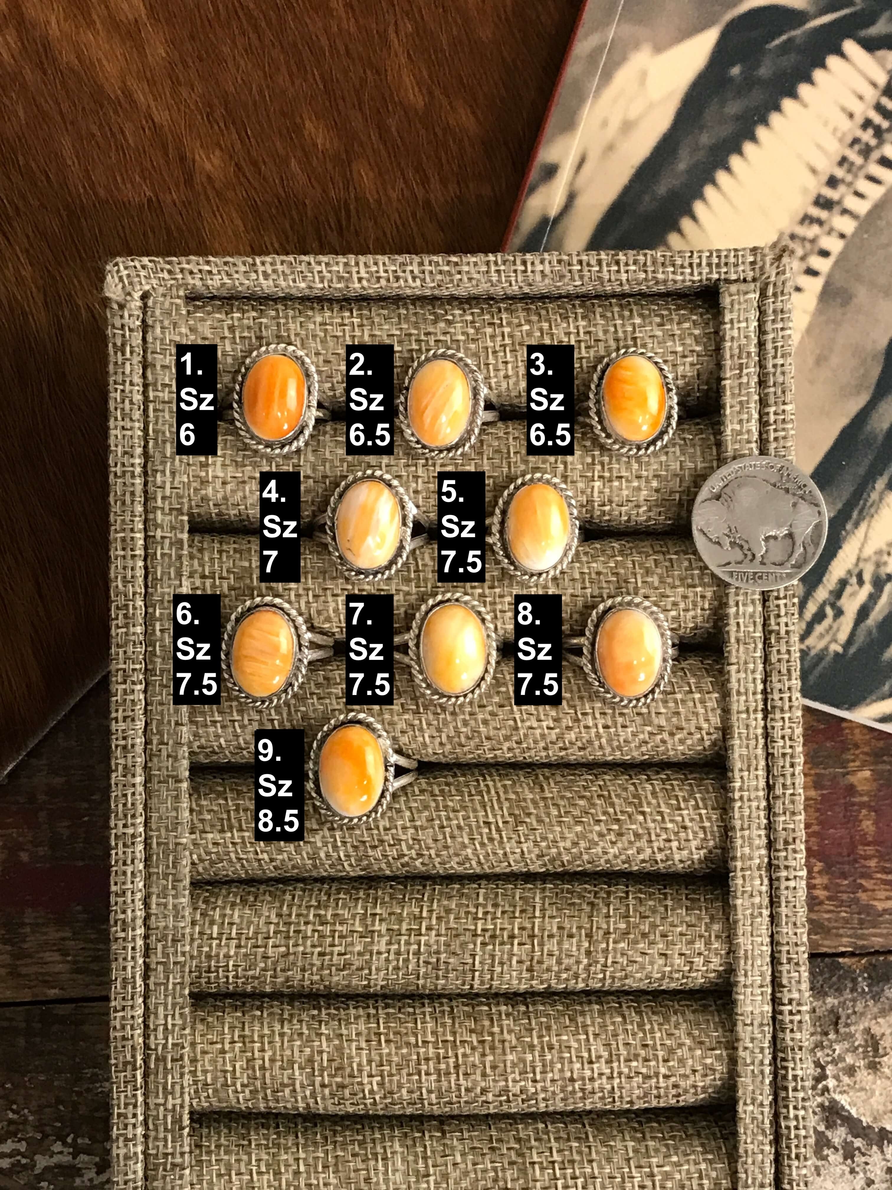 The Sloane Rings-Rings-Calli Co., Turquoise and Silver Jewelry, Native American Handmade, Zuni Tribe, Navajo Tribe, Brock Texas