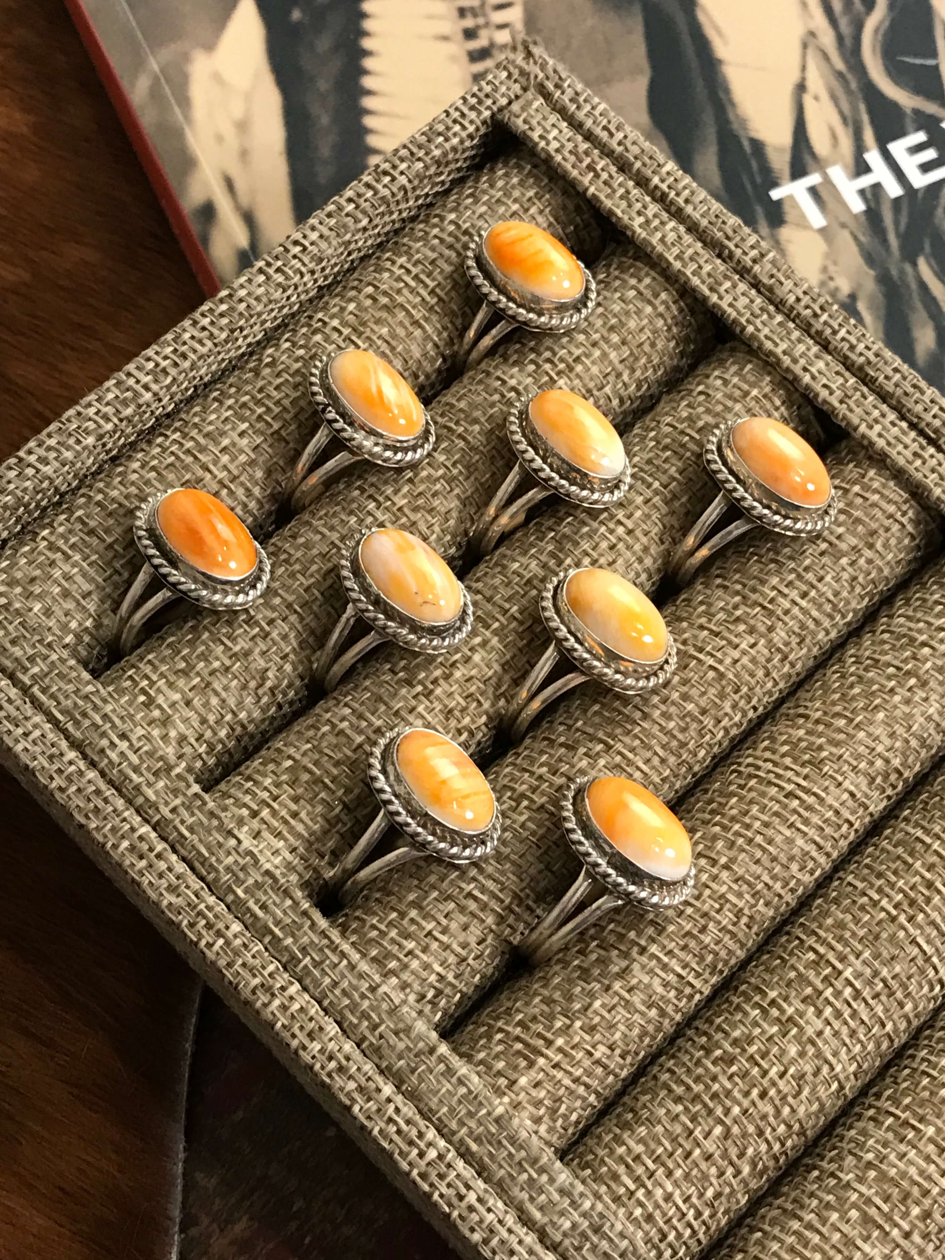 The Sloane Rings-Rings-Calli Co., Turquoise and Silver Jewelry, Native American Handmade, Zuni Tribe, Navajo Tribe, Brock Texas