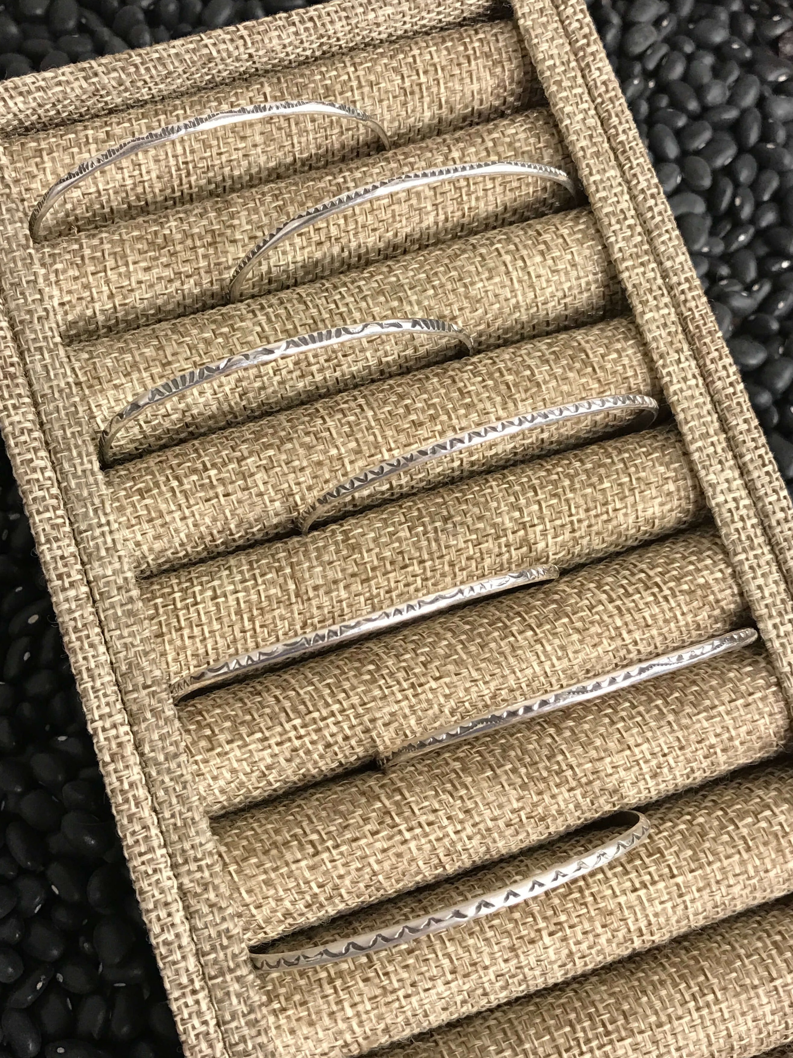 The Indio Cuffs-Bracelets & Cuffs-Calli Co., Turquoise and Silver Jewelry, Native American Handmade, Zuni Tribe, Navajo Tribe, Brock Texas