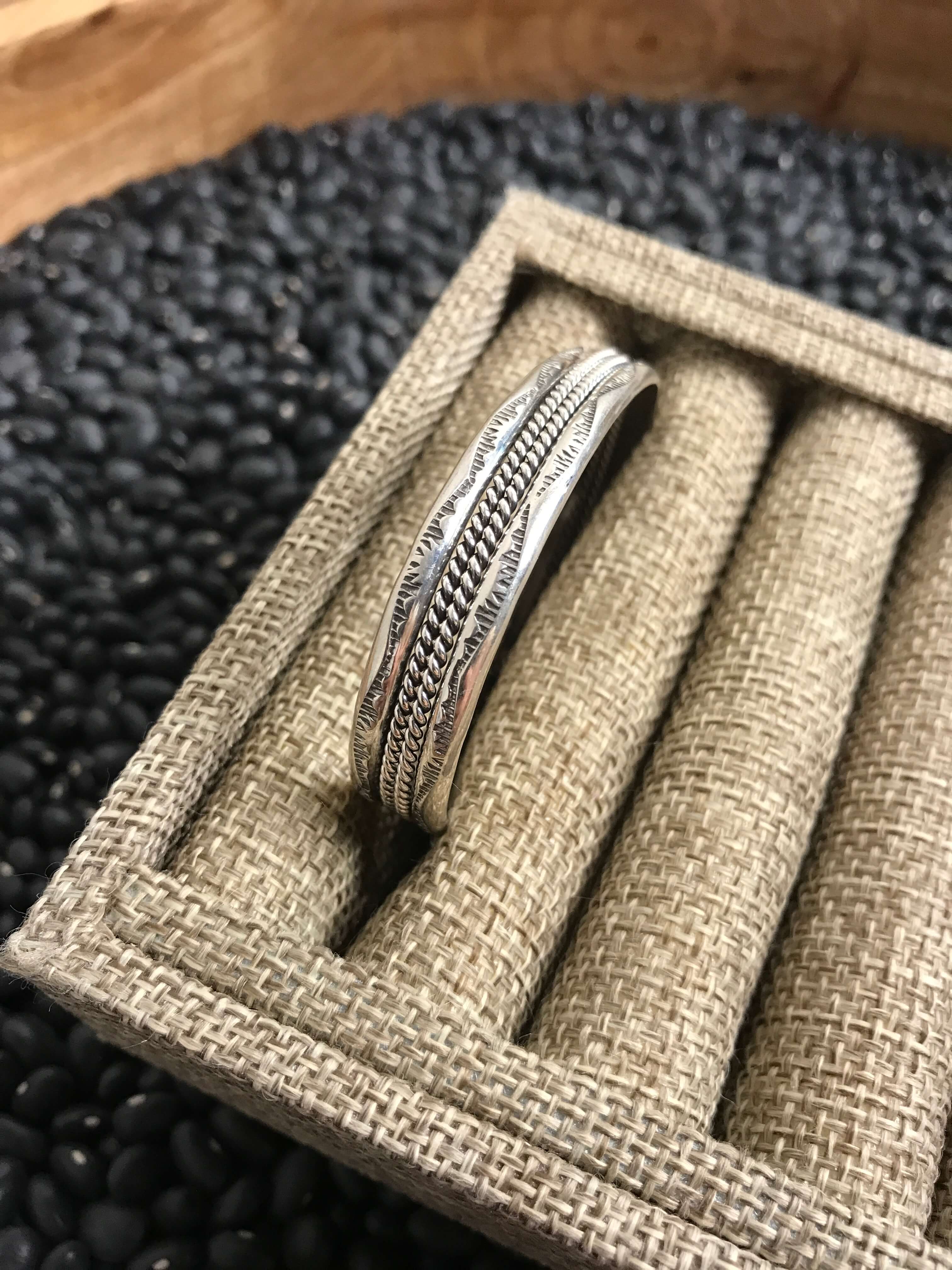 The Babine Cuff-Bracelets & Cuffs-Calli Co., Turquoise and Silver Jewelry, Native American Handmade, Zuni Tribe, Navajo Tribe, Brock Texas