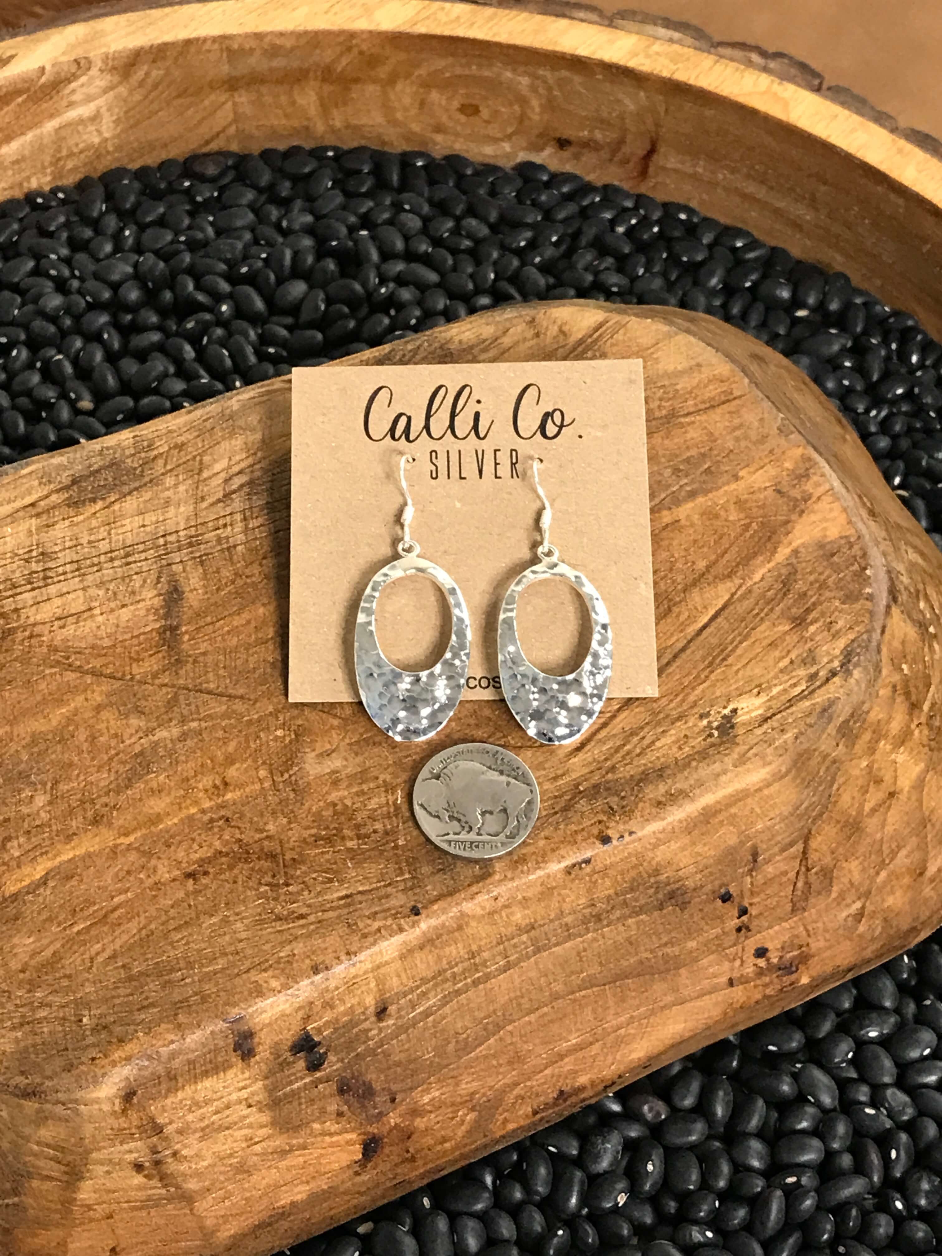 The Highland Earrings-Earrings-Calli Co., Turquoise and Silver Jewelry, Native American Handmade, Zuni Tribe, Navajo Tribe, Brock Texas