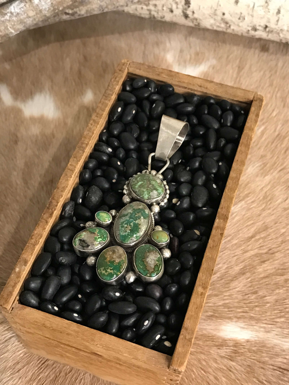 The Tomoka Pendant, 1 xx-Pendants-Calli Co., Turquoise and Silver Jewelry, Native American Handmade, Zuni Tribe, Navajo Tribe, Brock Texas