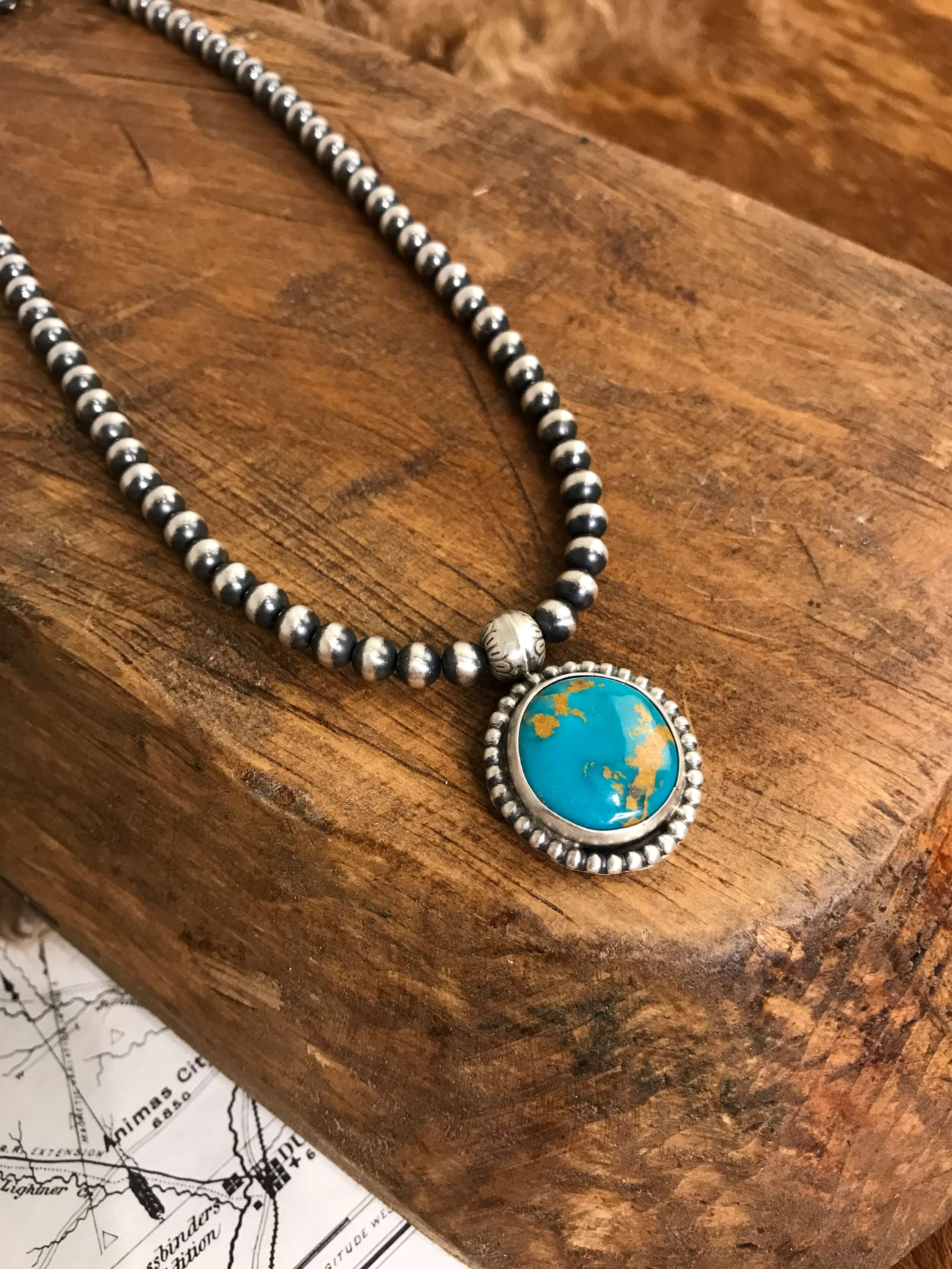 The Emerson Choker, 9-Necklaces-Calli Co., Turquoise and Silver Jewelry, Native American Handmade, Zuni Tribe, Navajo Tribe, Brock Texas
