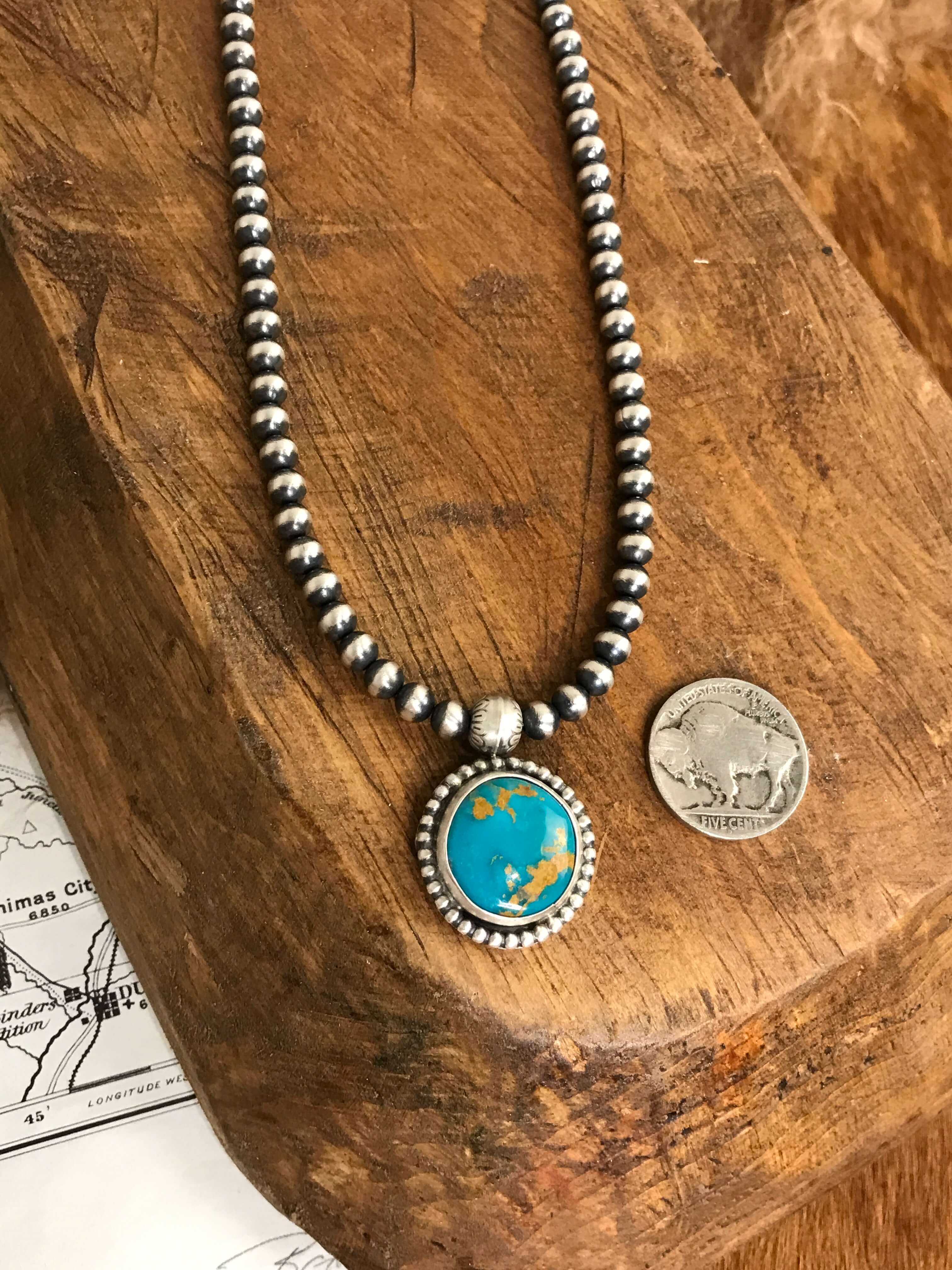 The Emerson Choker, 9-Necklaces-Calli Co., Turquoise and Silver Jewelry, Native American Handmade, Zuni Tribe, Navajo Tribe, Brock Texas