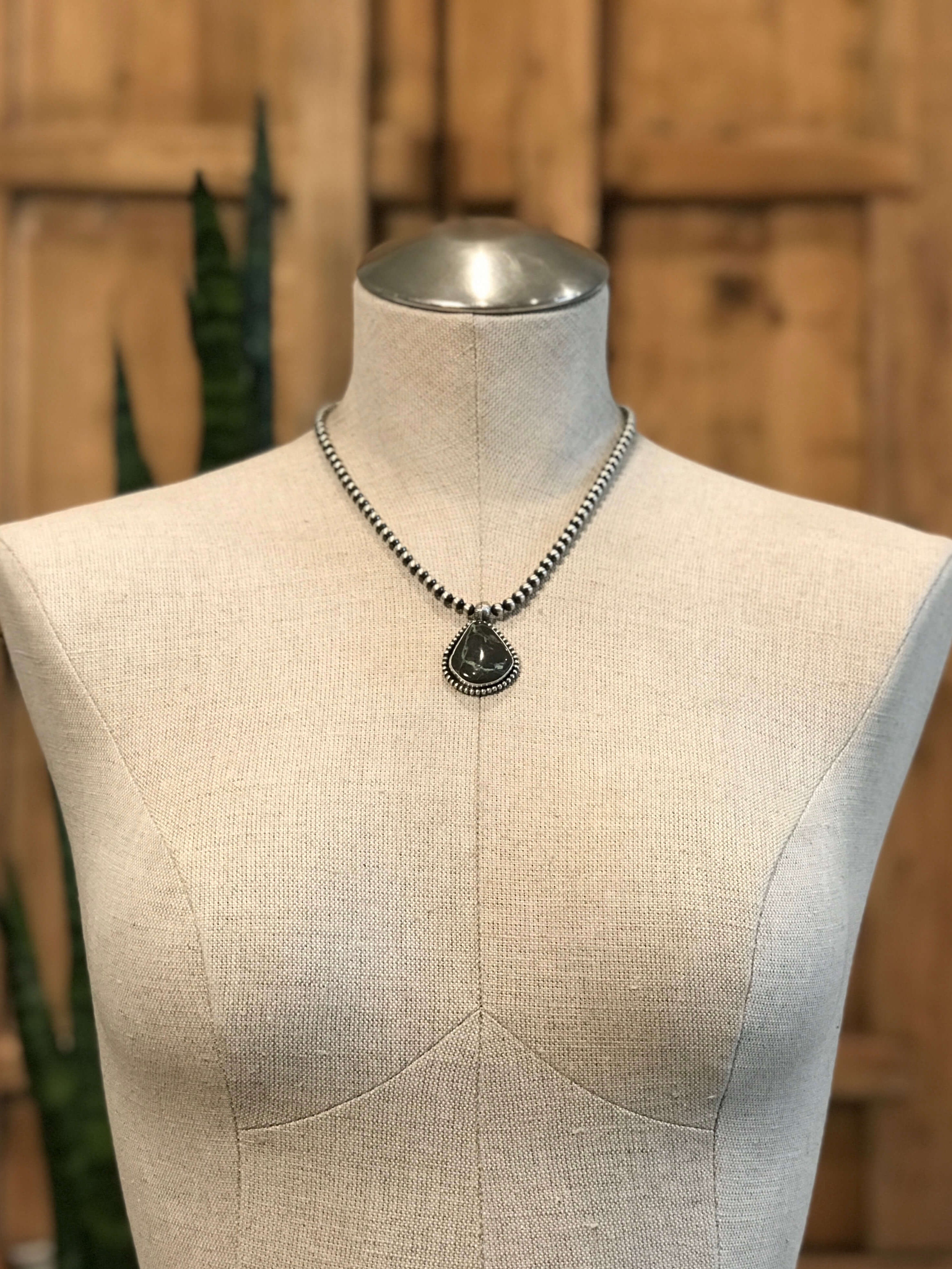The Emerson Necklace, 2-Necklaces-Calli Co., Turquoise and Silver Jewelry, Native American Handmade, Zuni Tribe, Navajo Tribe, Brock Texas