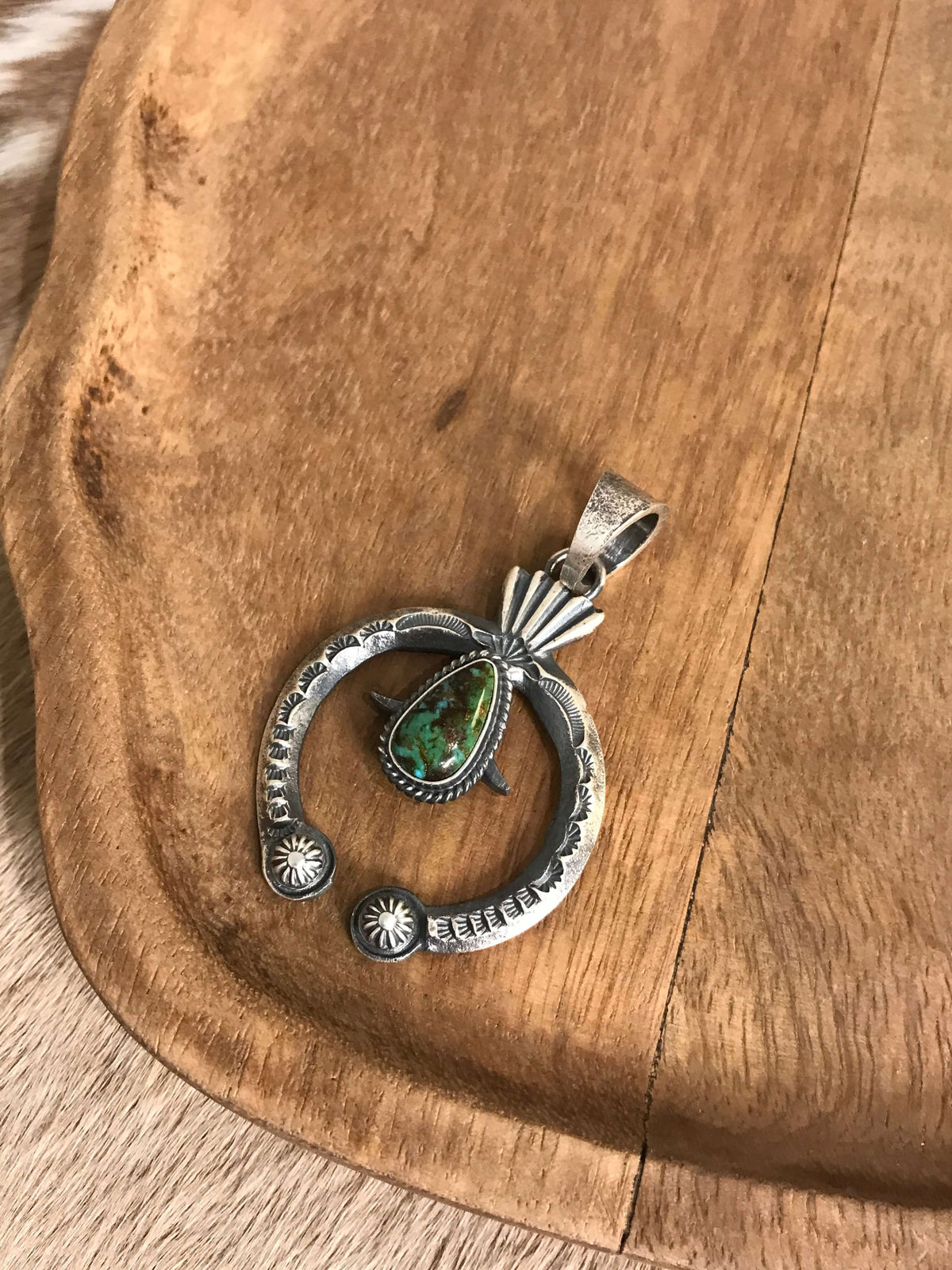 The Naja Pendant, 50-Pendants-Calli Co., Turquoise and Silver Jewelry, Native American Handmade, Zuni Tribe, Navajo Tribe, Brock Texas