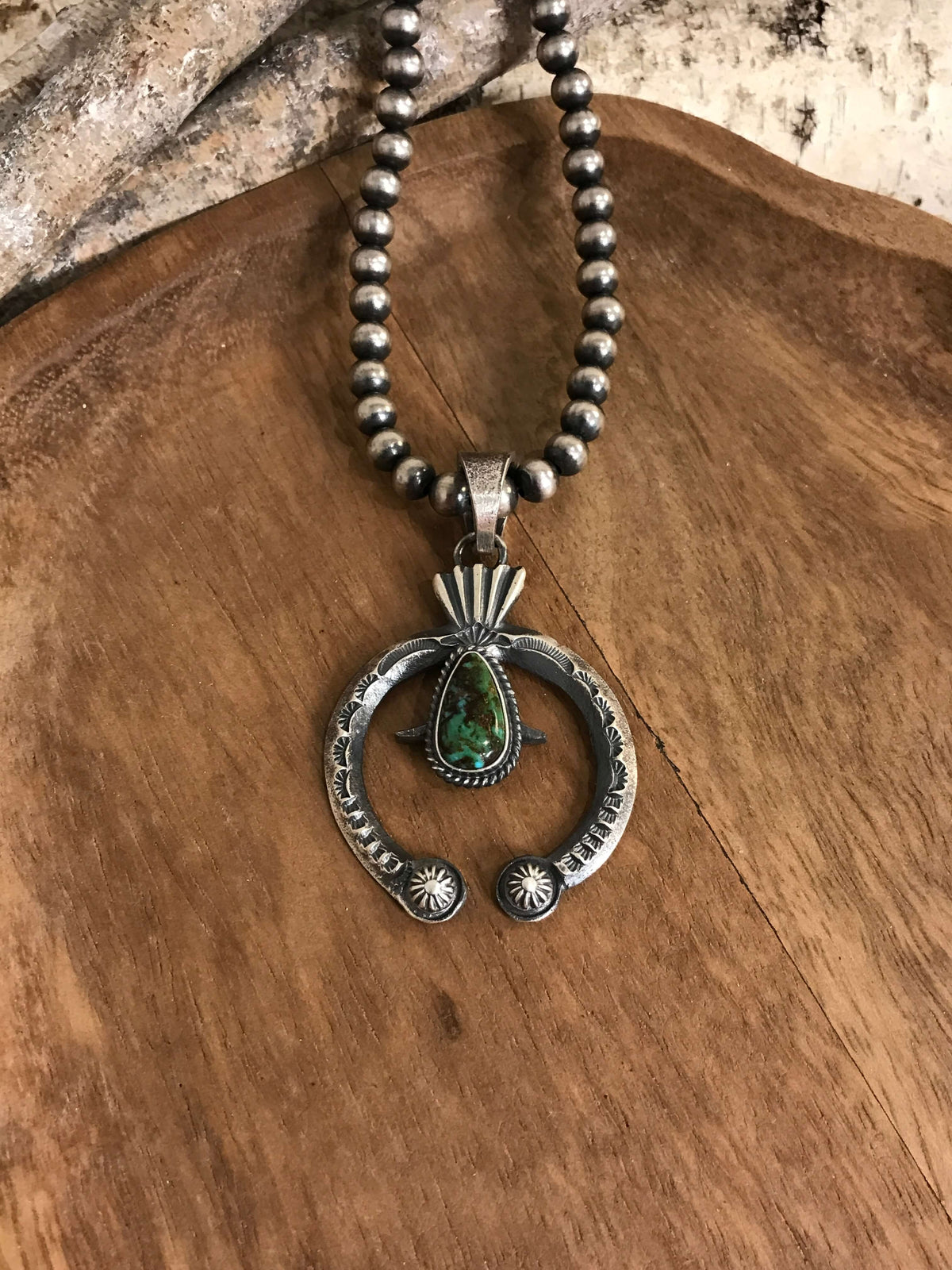 The Naja Pendant, 50-Pendants-Calli Co., Turquoise and Silver Jewelry, Native American Handmade, Zuni Tribe, Navajo Tribe, Brock Texas