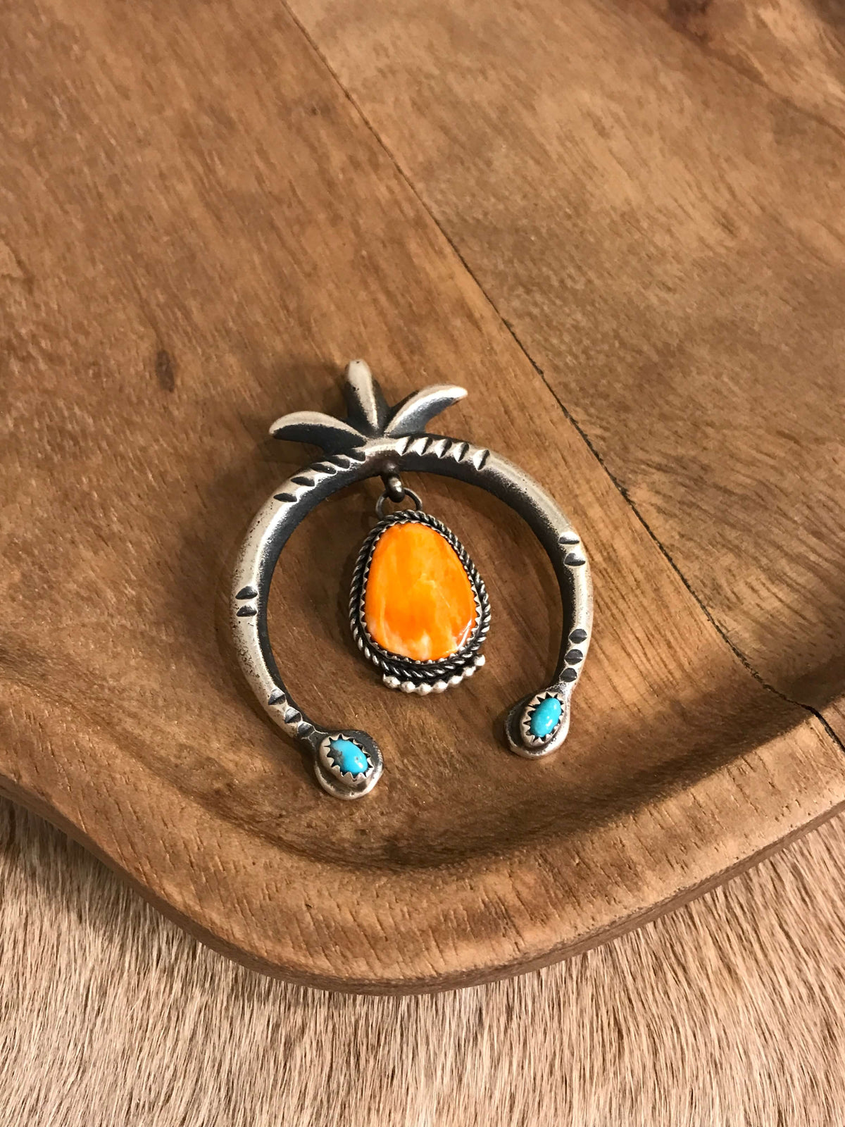The Naja Pendant, 54-Pendants-Calli Co., Turquoise and Silver Jewelry, Native American Handmade, Zuni Tribe, Navajo Tribe, Brock Texas