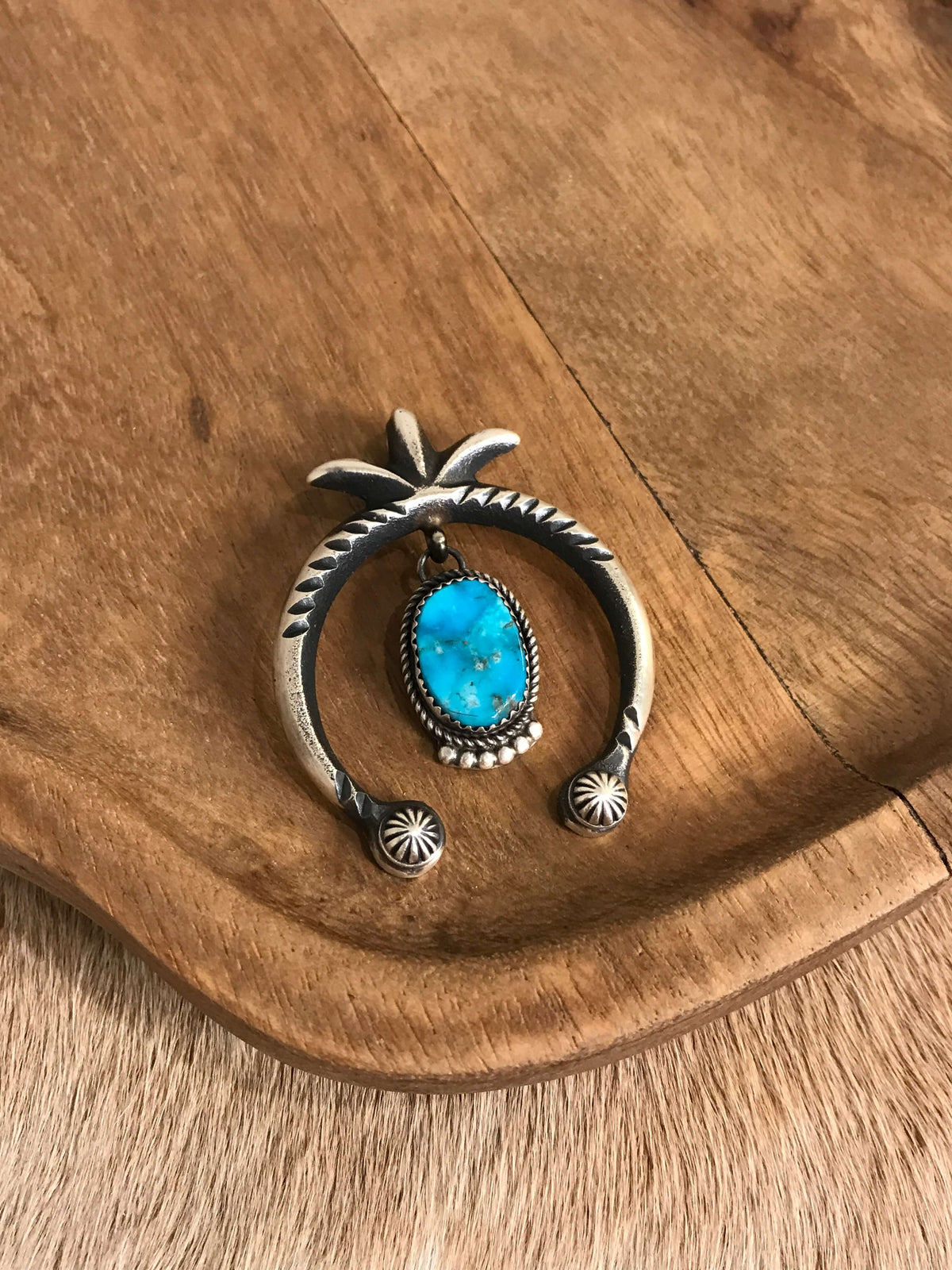 The Naja Pendant, 55-Pendants-Calli Co., Turquoise and Silver Jewelry, Native American Handmade, Zuni Tribe, Navajo Tribe, Brock Texas