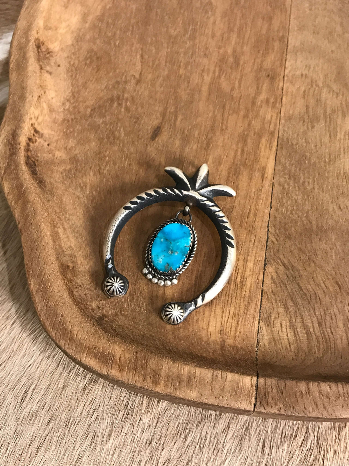 The Naja Pendant, 55-Pendants-Calli Co., Turquoise and Silver Jewelry, Native American Handmade, Zuni Tribe, Navajo Tribe, Brock Texas