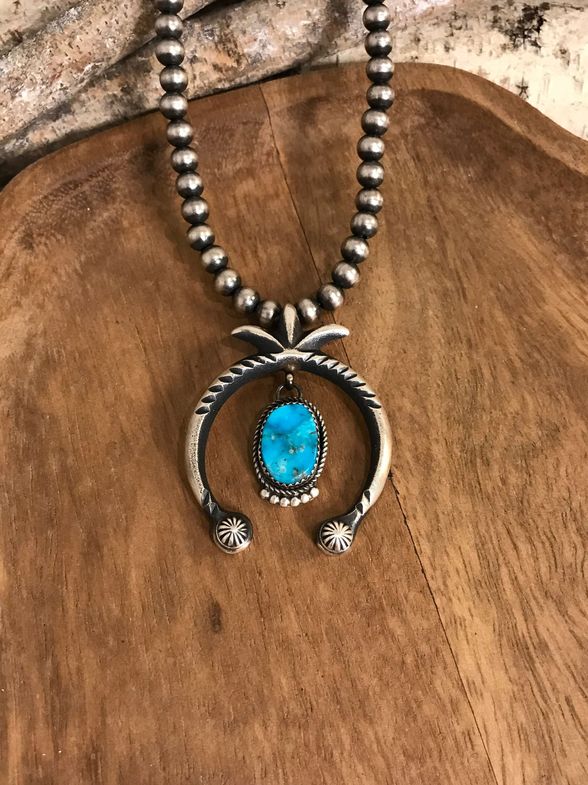 The Naja Pendant, 55-Pendants-Calli Co., Turquoise and Silver Jewelry, Native American Handmade, Zuni Tribe, Navajo Tribe, Brock Texas