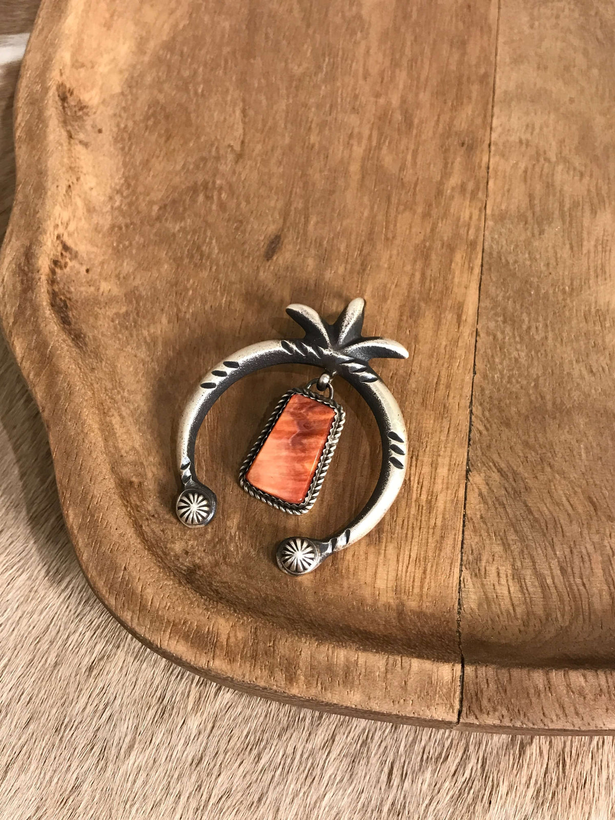 The Naja Pendant, 56-Pendants-Calli Co., Turquoise and Silver Jewelry, Native American Handmade, Zuni Tribe, Navajo Tribe, Brock Texas