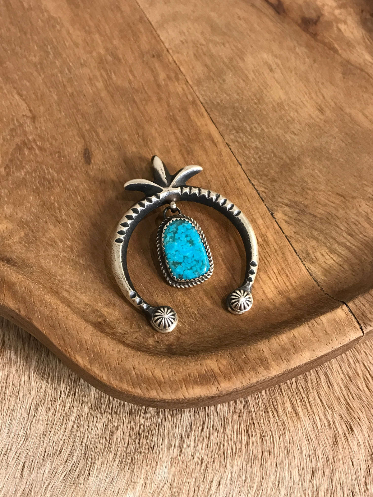 The Naja Pendant, 57-Pendants-Calli Co., Turquoise and Silver Jewelry, Native American Handmade, Zuni Tribe, Navajo Tribe, Brock Texas