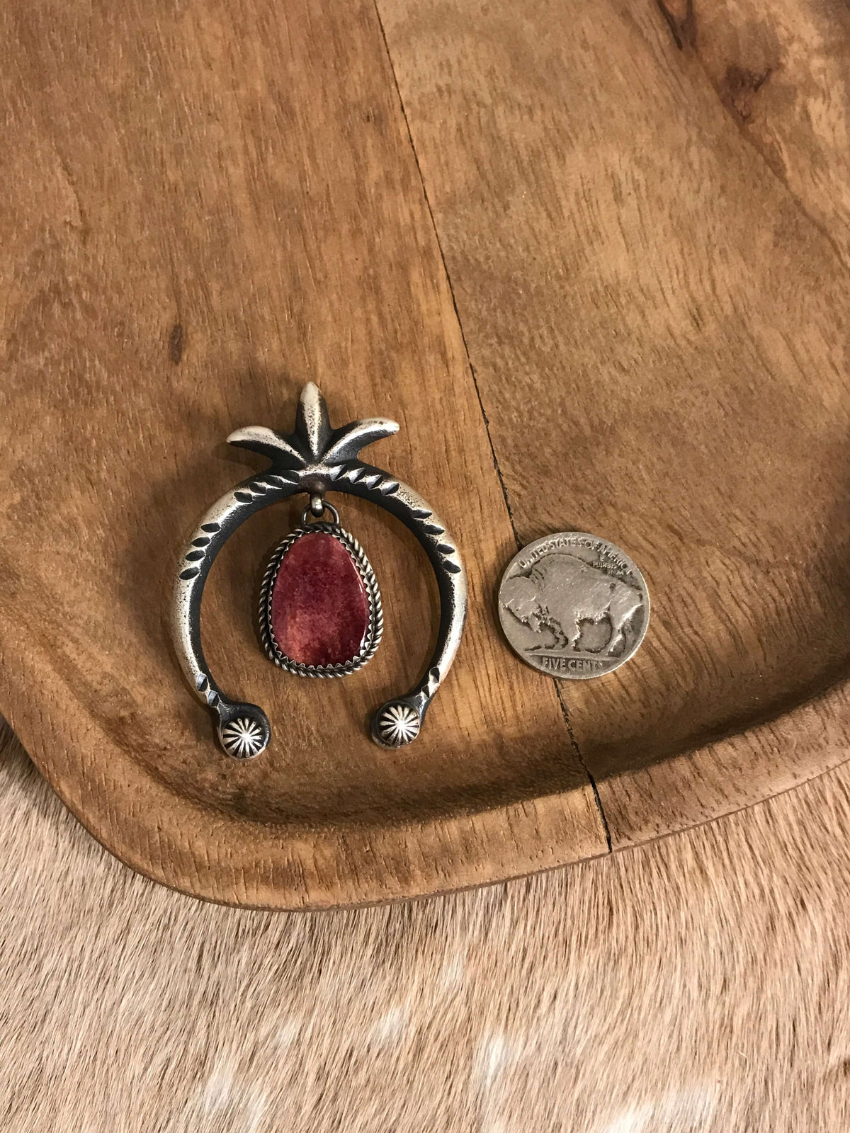 The Naja Pendant, 58-Pendants-Calli Co., Turquoise and Silver Jewelry, Native American Handmade, Zuni Tribe, Navajo Tribe, Brock Texas