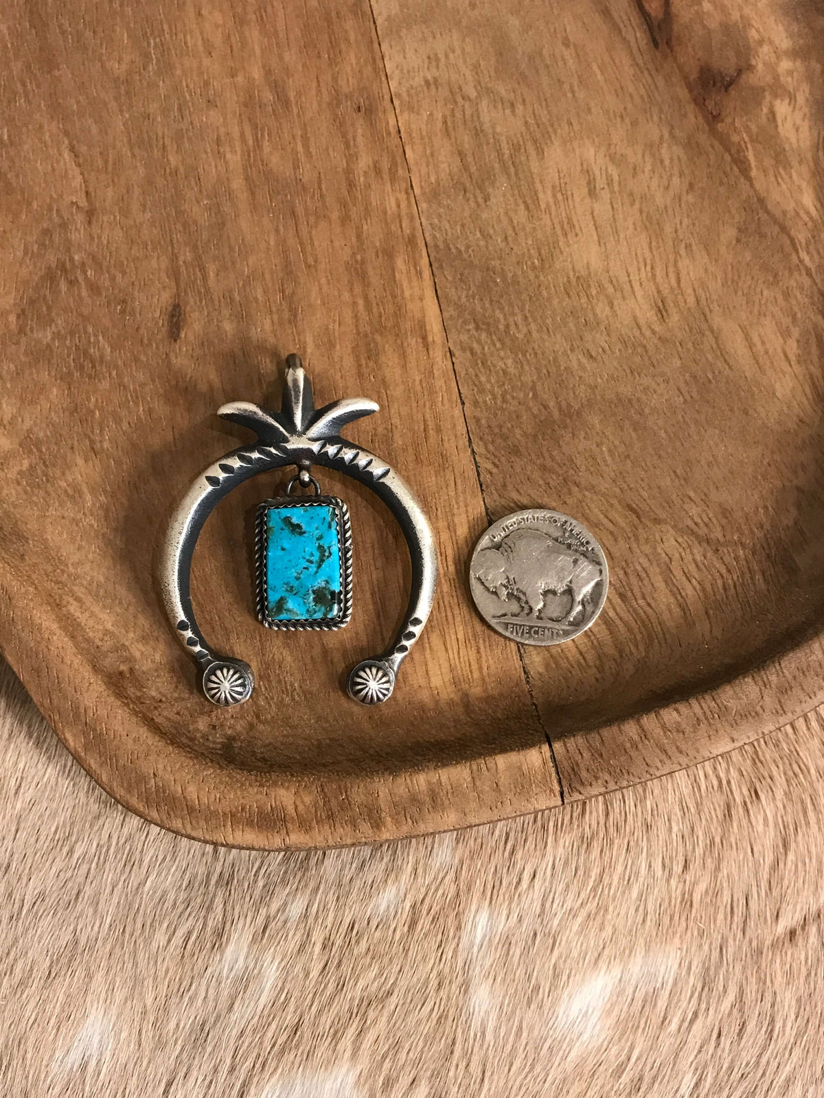 The Naja Pendant, 59-Pendants-Calli Co., Turquoise and Silver Jewelry, Native American Handmade, Zuni Tribe, Navajo Tribe, Brock Texas