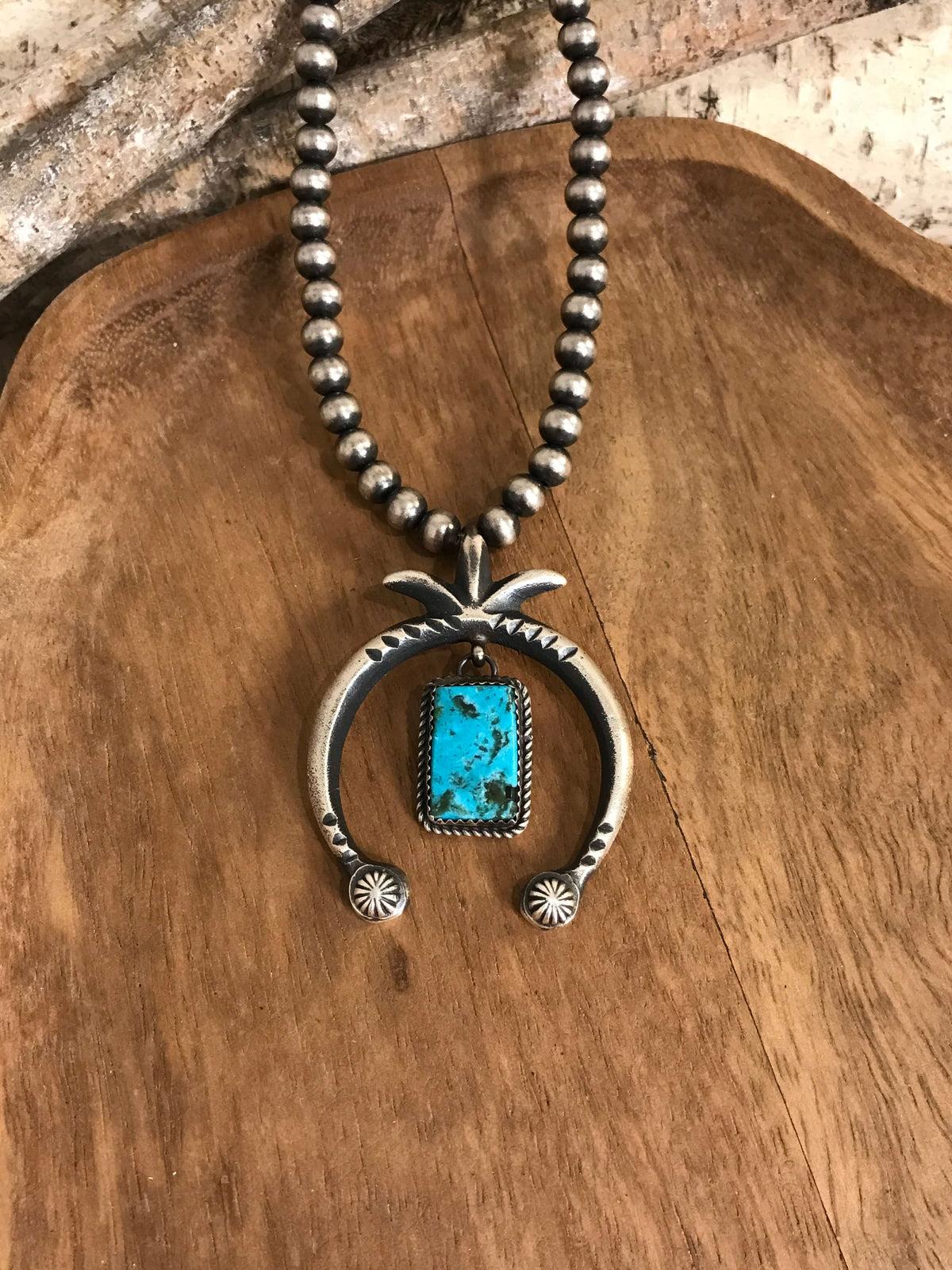 The Naja Pendant, 59-Pendants-Calli Co., Turquoise and Silver Jewelry, Native American Handmade, Zuni Tribe, Navajo Tribe, Brock Texas