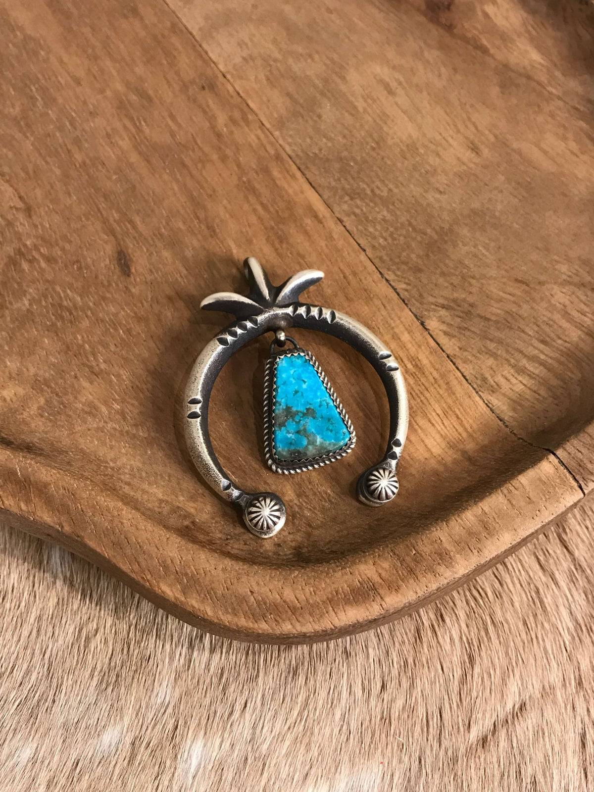 The Naja Pendant, 61-Pendants-Calli Co., Turquoise and Silver Jewelry, Native American Handmade, Zuni Tribe, Navajo Tribe, Brock Texas