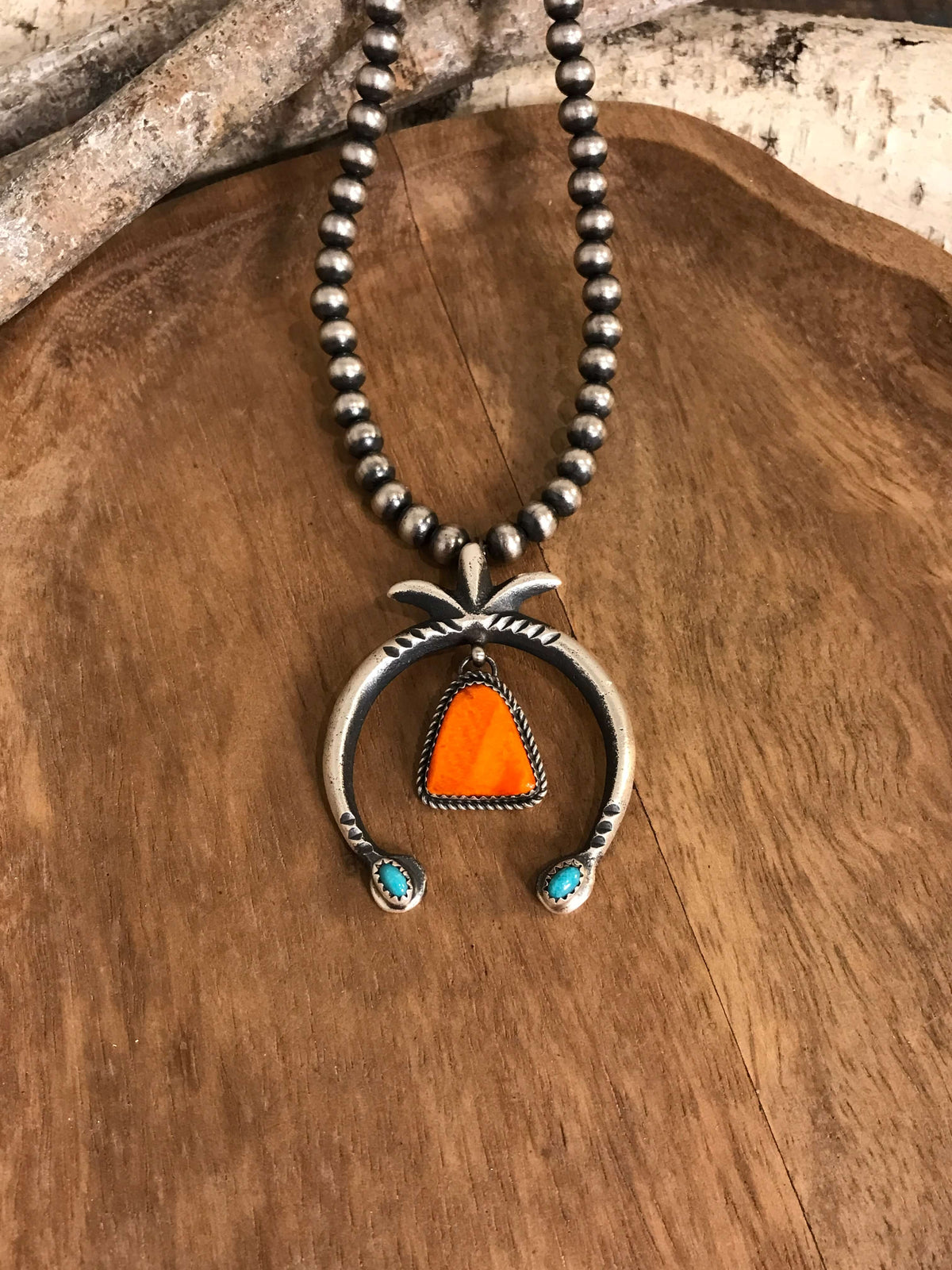 The Naja Pendant, 64-Pendants-Calli Co., Turquoise and Silver Jewelry, Native American Handmade, Zuni Tribe, Navajo Tribe, Brock Texas
