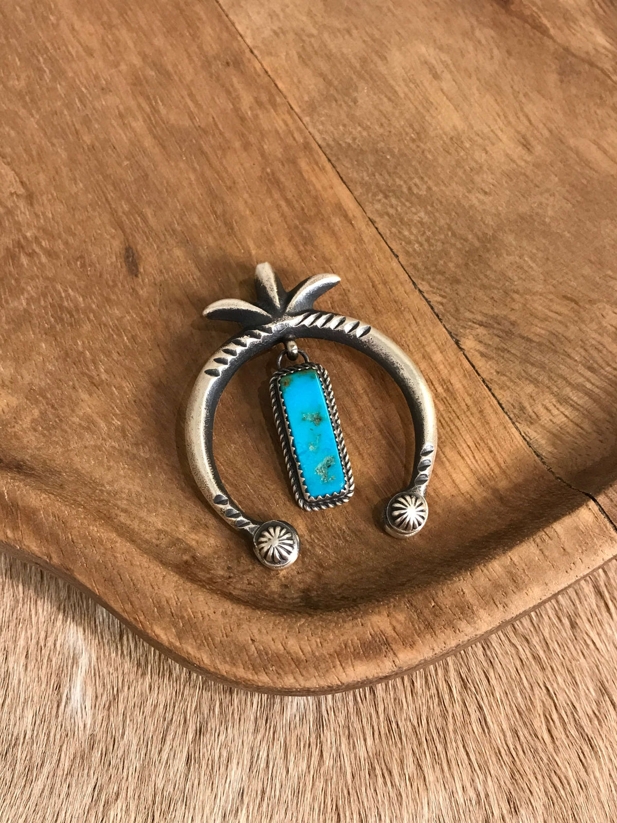 The Naja Pendant, 65-Pendants-Calli Co., Turquoise and Silver Jewelry, Native American Handmade, Zuni Tribe, Navajo Tribe, Brock Texas