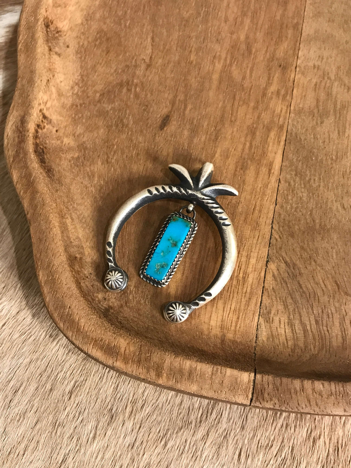 The Naja Pendant, 65-Pendants-Calli Co., Turquoise and Silver Jewelry, Native American Handmade, Zuni Tribe, Navajo Tribe, Brock Texas