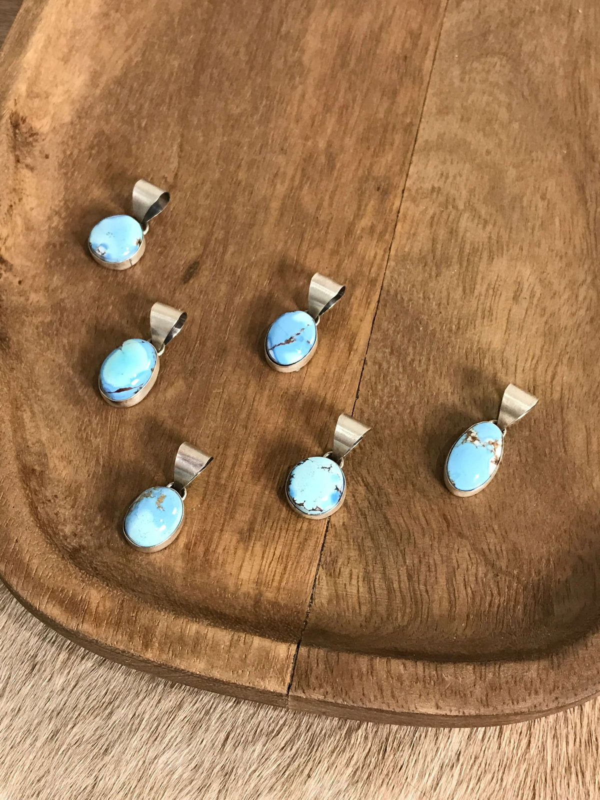 The Leydon Pendants-Pendants-Calli Co., Turquoise and Silver Jewelry, Native American Handmade, Zuni Tribe, Navajo Tribe, Brock Texas
