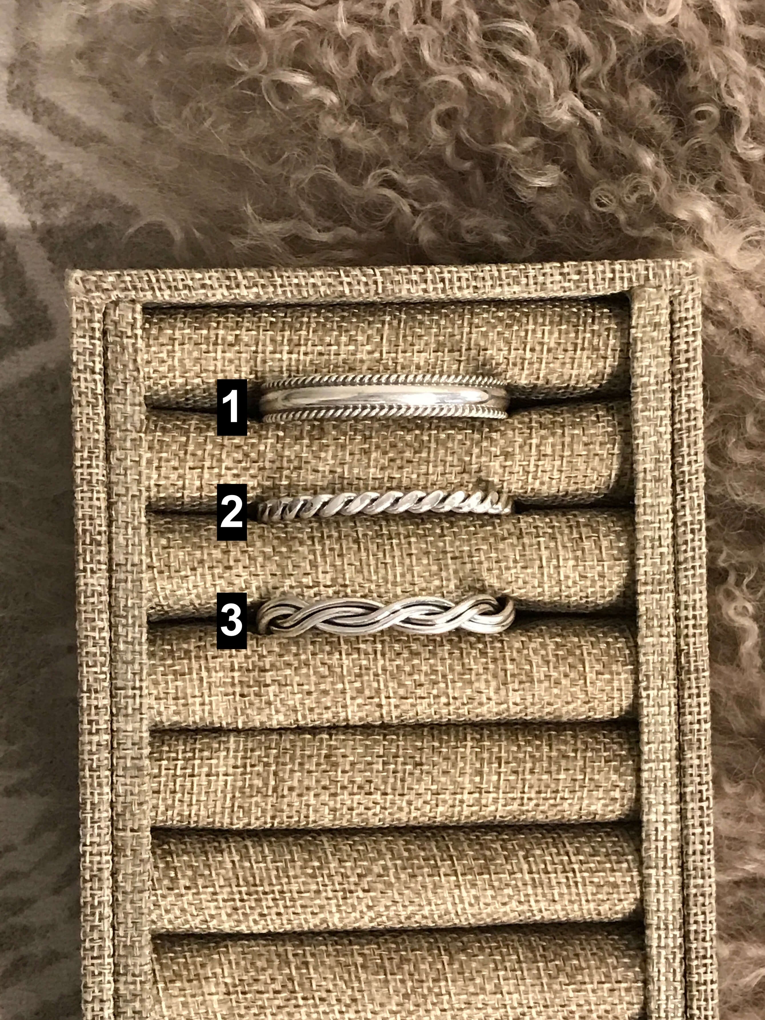 The Extra Small Bryla Cuffs-Bracelets & Cuffs-Calli Co., Turquoise and Silver Jewelry, Native American Handmade, Zuni Tribe, Navajo Tribe, Brock Texas