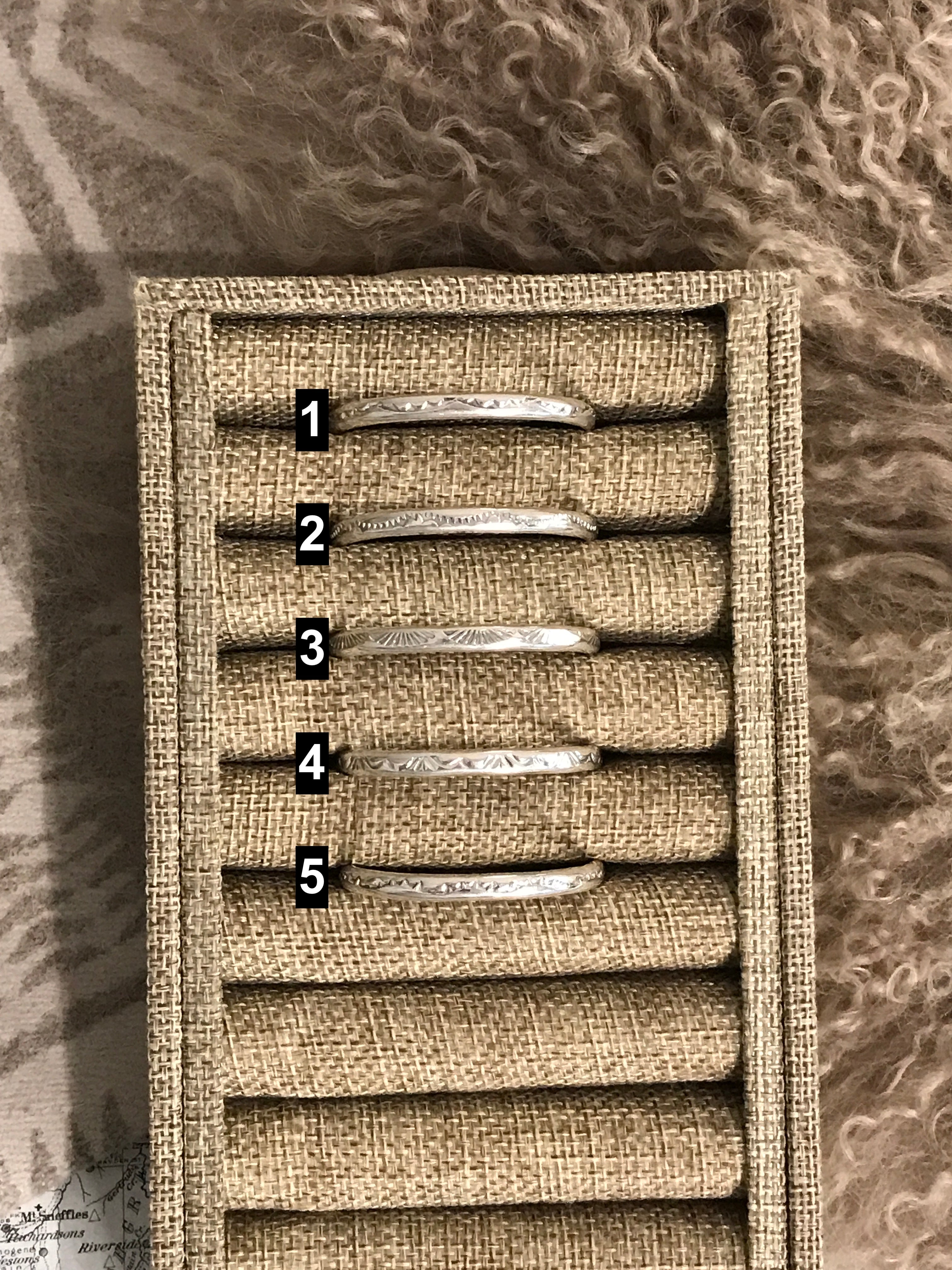 The Extra Small Birdie Cuffs-Bracelets & Cuffs-Calli Co., Turquoise and Silver Jewelry, Native American Handmade, Zuni Tribe, Navajo Tribe, Brock Texas