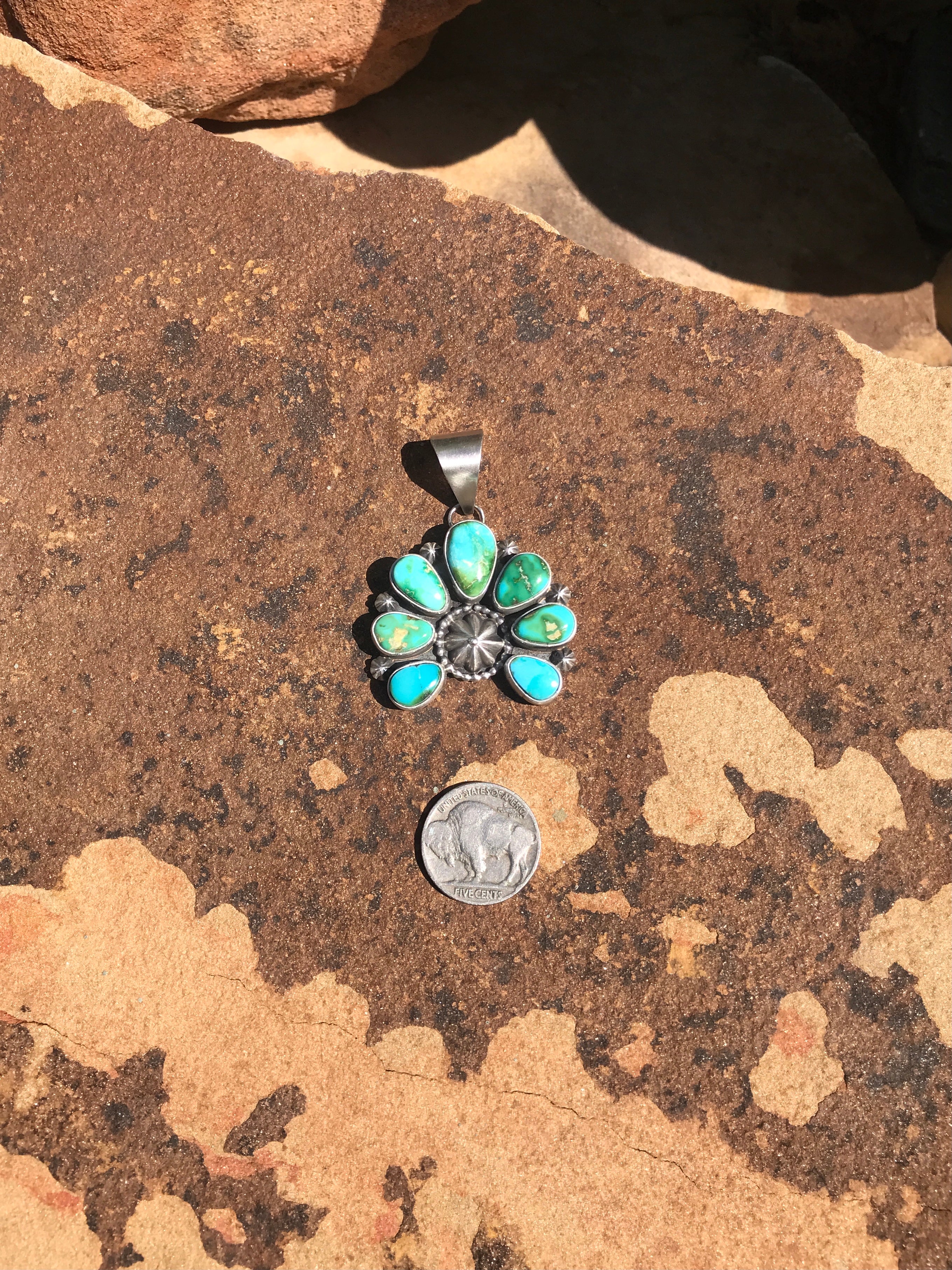 The Naja Pendant, 48-Pendants-Calli Co., Turquoise and Silver Jewelry, Native American Handmade, Zuni Tribe, Navajo Tribe, Brock Texas