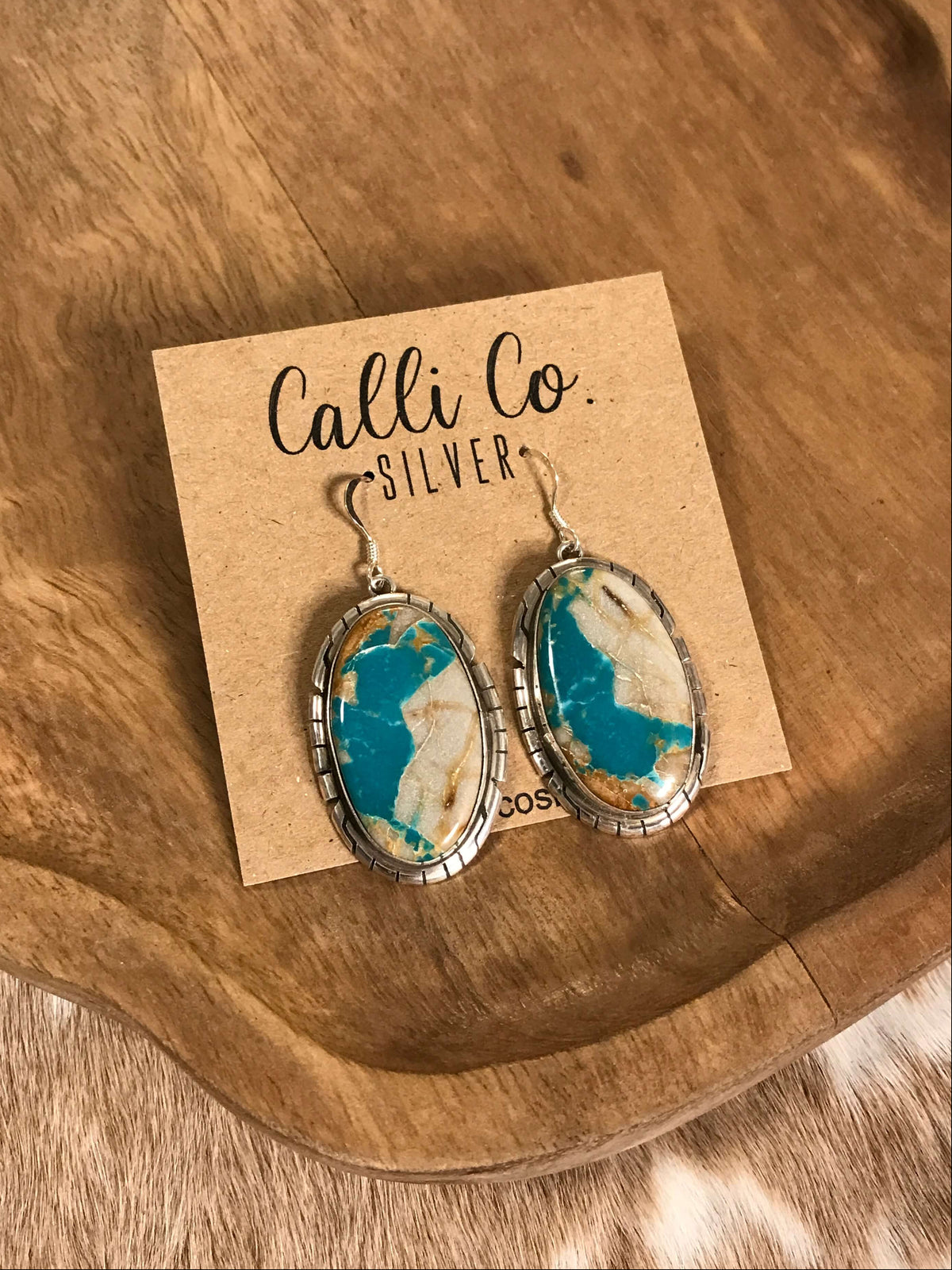 The Turquoise Dangles, 33-Earrings-Calli Co., Turquoise and Silver Jewelry, Native American Handmade, Zuni Tribe, Navajo Tribe, Brock Texas