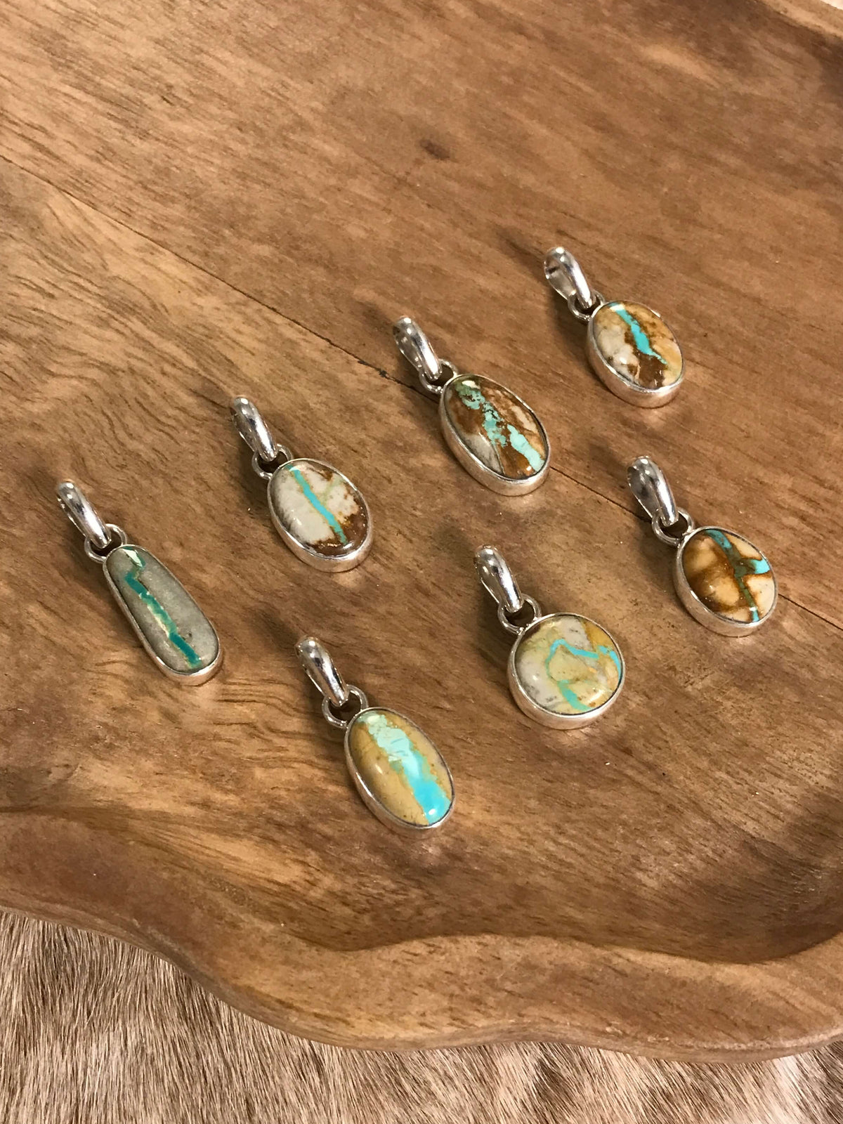 The Palmer Pendants-Pendants-Calli Co., Turquoise and Silver Jewelry, Native American Handmade, Zuni Tribe, Navajo Tribe, Brock Texas