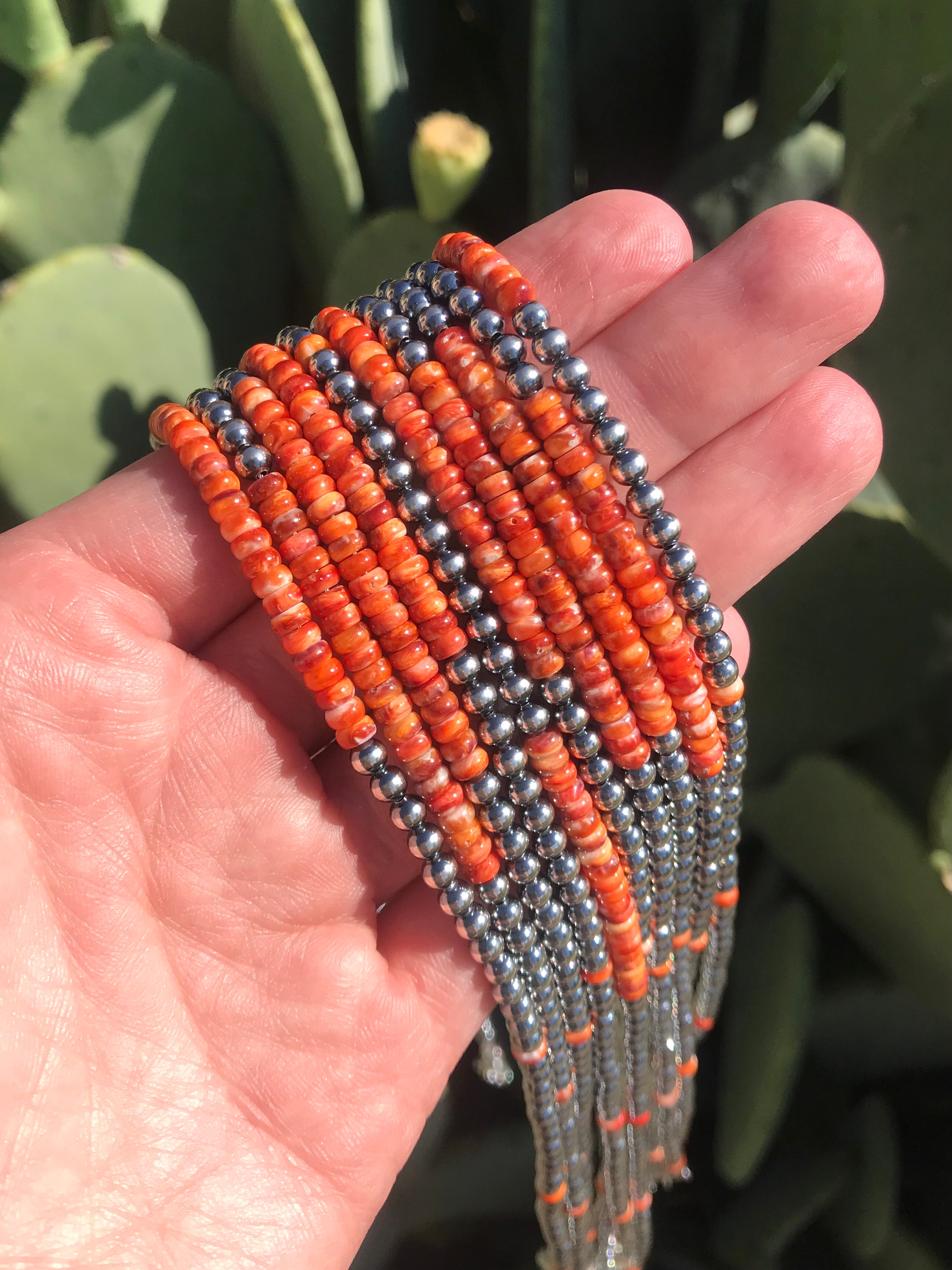 The Gigi Necklace-Necklaces-Calli Co., Turquoise and Silver Jewelry, Native American Handmade, Zuni Tribe, Navajo Tribe, Brock Texas