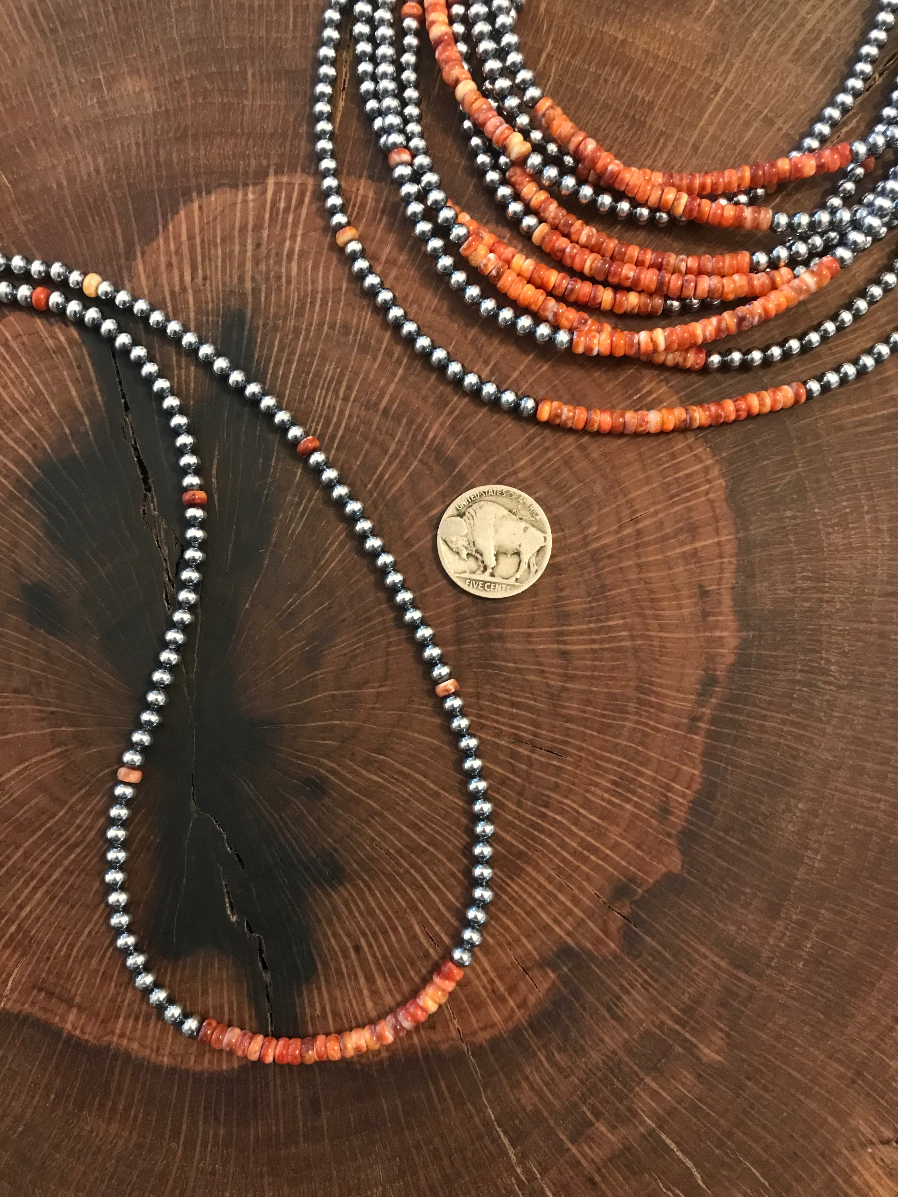 The Gigi Necklace-Necklaces-Calli Co., Turquoise and Silver Jewelry, Native American Handmade, Zuni Tribe, Navajo Tribe, Brock Texas