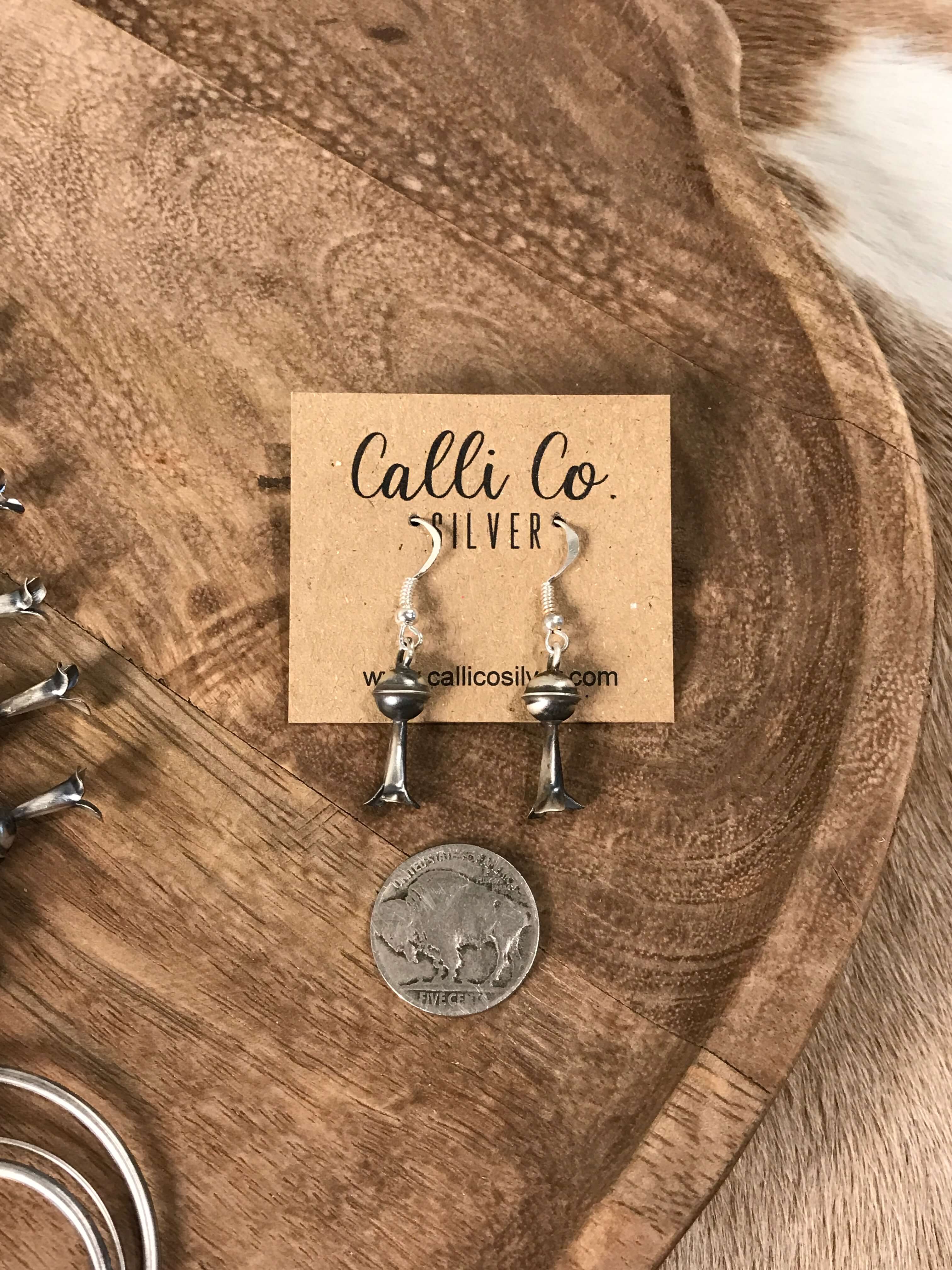 The Mariano Squash Blossom Necklace Set-Necklaces-Calli Co., Turquoise and Silver Jewelry, Native American Handmade, Zuni Tribe, Navajo Tribe, Brock Texas