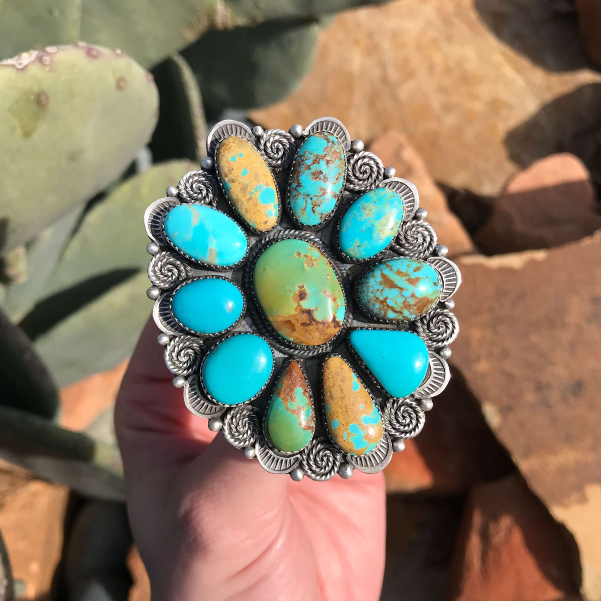 The White Springs Adjustable Cluster Ring – Calli Co. Silver