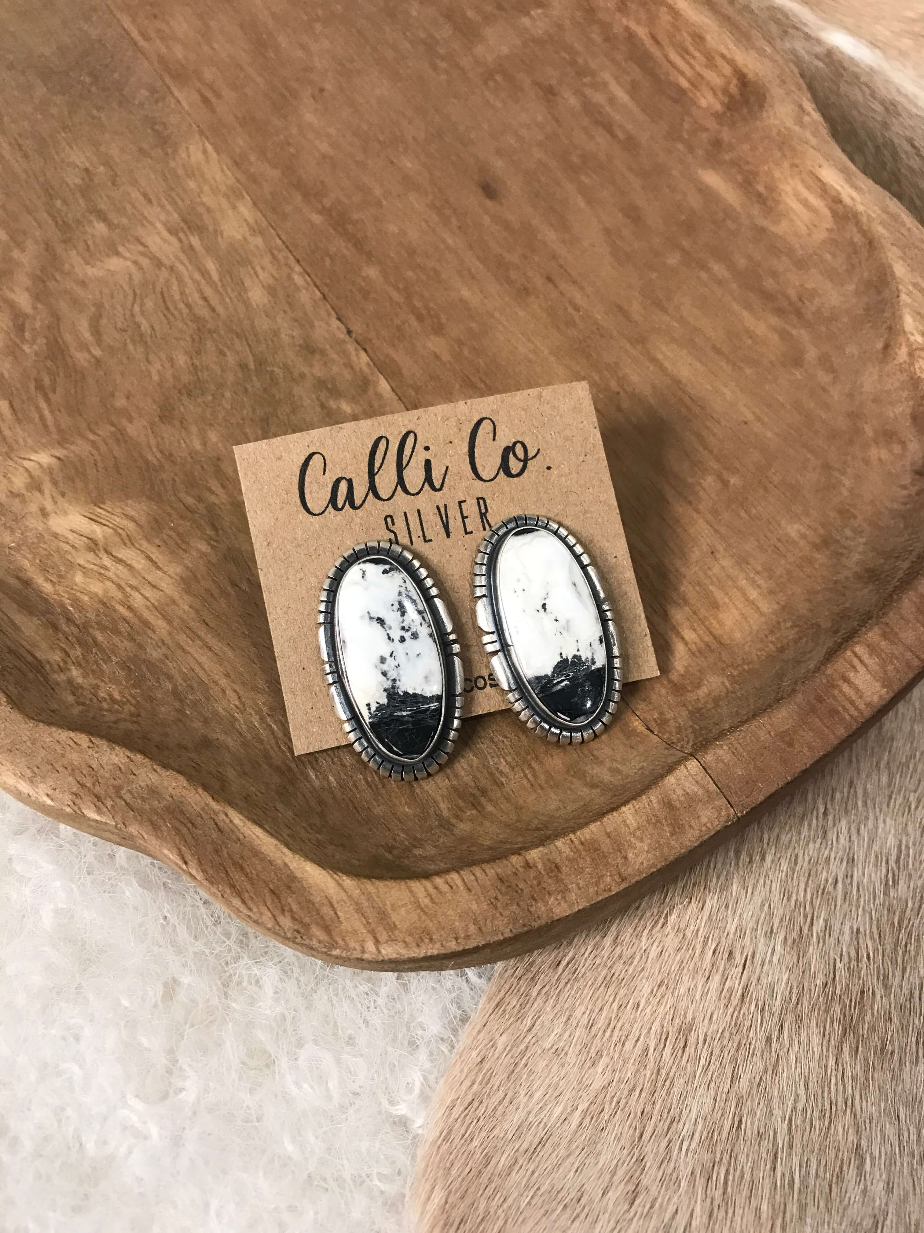 The Favorite Studs, 3 xx-Earrings-Calli Co., Turquoise and Silver Jewelry, Native American Handmade, Zuni Tribe, Navajo Tribe, Brock Texas