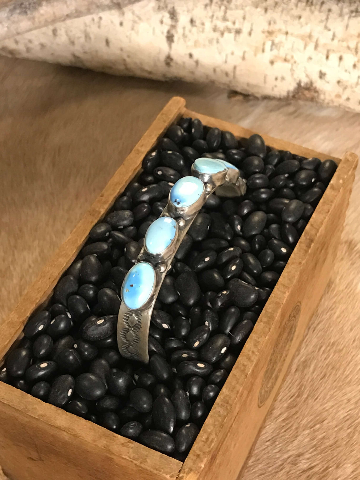 The Mokena Cuff, 2-Bracelets & Cuffs-Calli Co., Turquoise and Silver Jewelry, Native American Handmade, Zuni Tribe, Navajo Tribe, Brock Texas