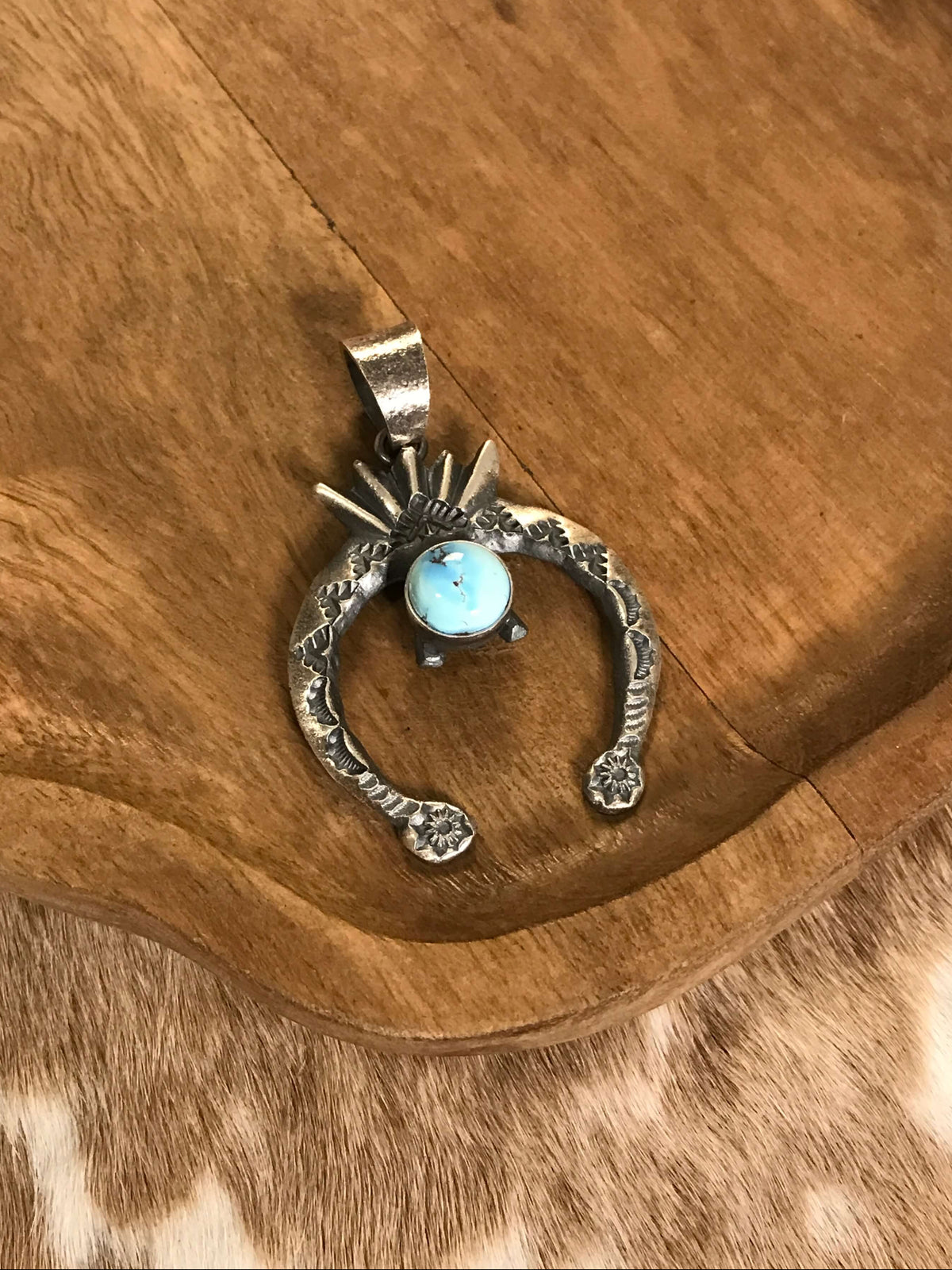 The Naja Pendant, 5-Pendants-Calli Co., Turquoise and Silver Jewelry, Native American Handmade, Zuni Tribe, Navajo Tribe, Brock Texas
