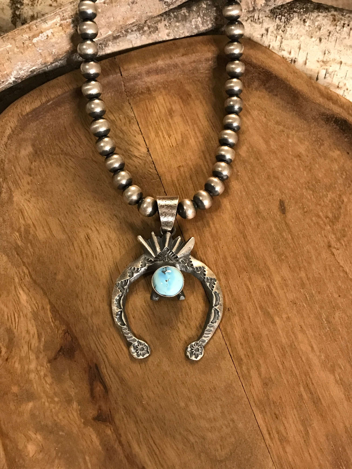 The Naja Pendant, 5-Pendants-Calli Co., Turquoise and Silver Jewelry, Native American Handmade, Zuni Tribe, Navajo Tribe, Brock Texas