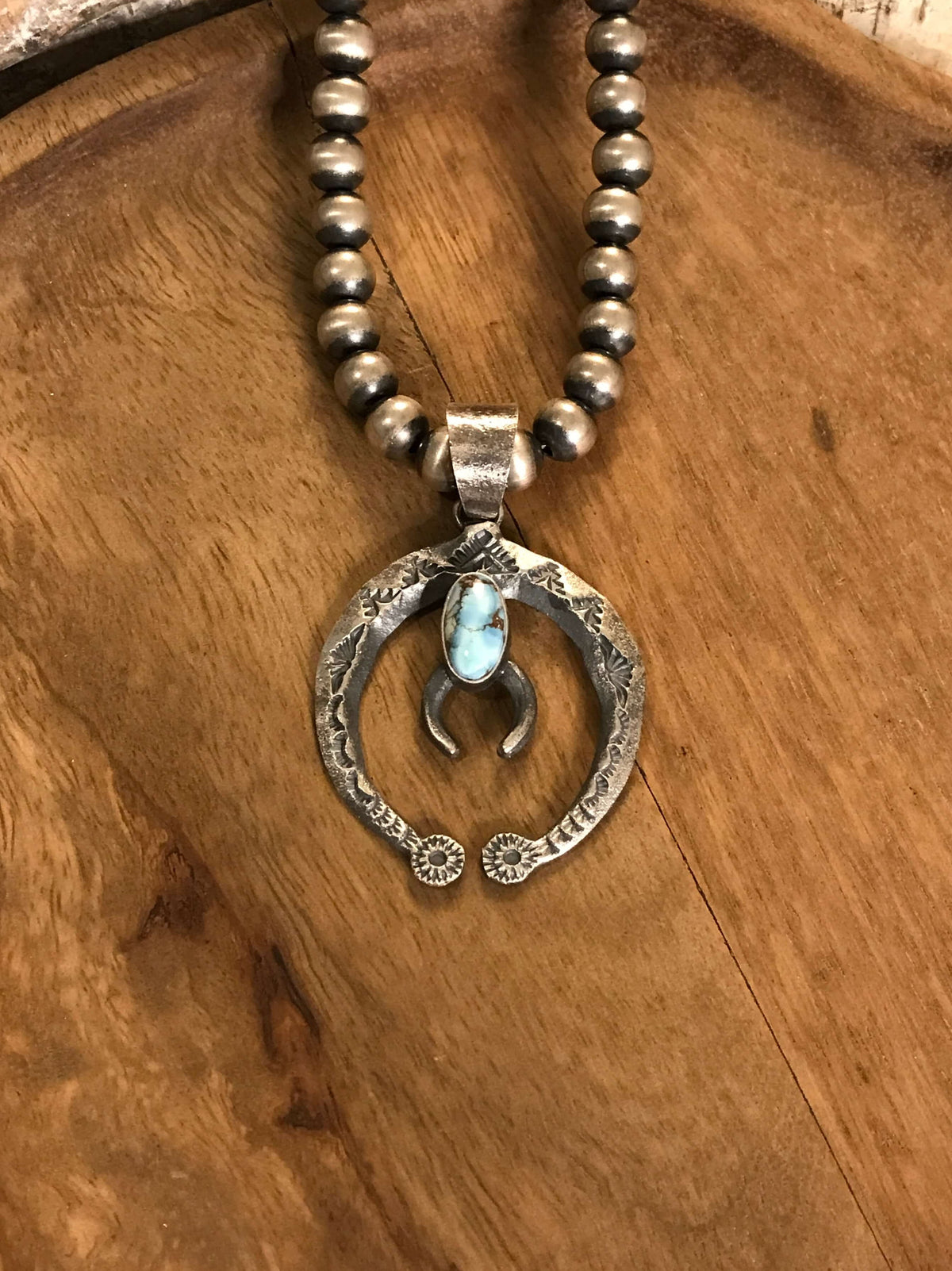 The Naja Pendant, 6-Pendants-Calli Co., Turquoise and Silver Jewelry, Native American Handmade, Zuni Tribe, Navajo Tribe, Brock Texas