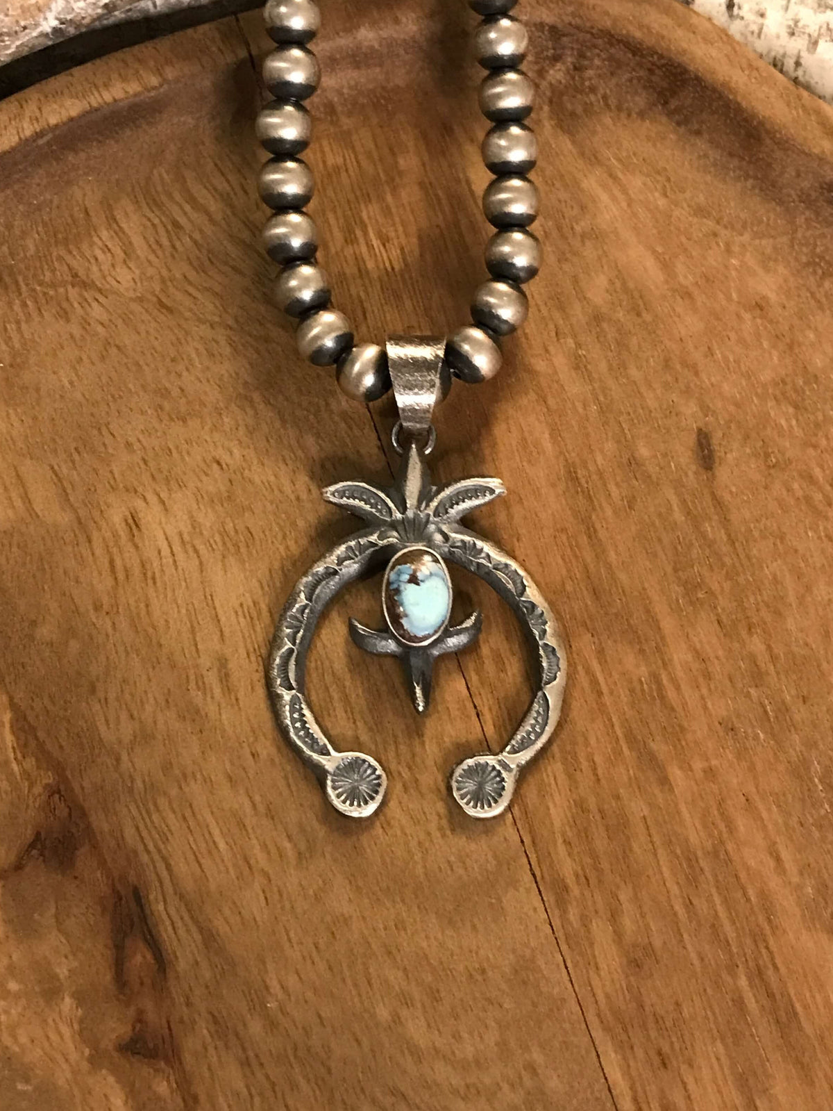 The Naja Pendant, 7-Pendants-Calli Co., Turquoise and Silver Jewelry, Native American Handmade, Zuni Tribe, Navajo Tribe, Brock Texas