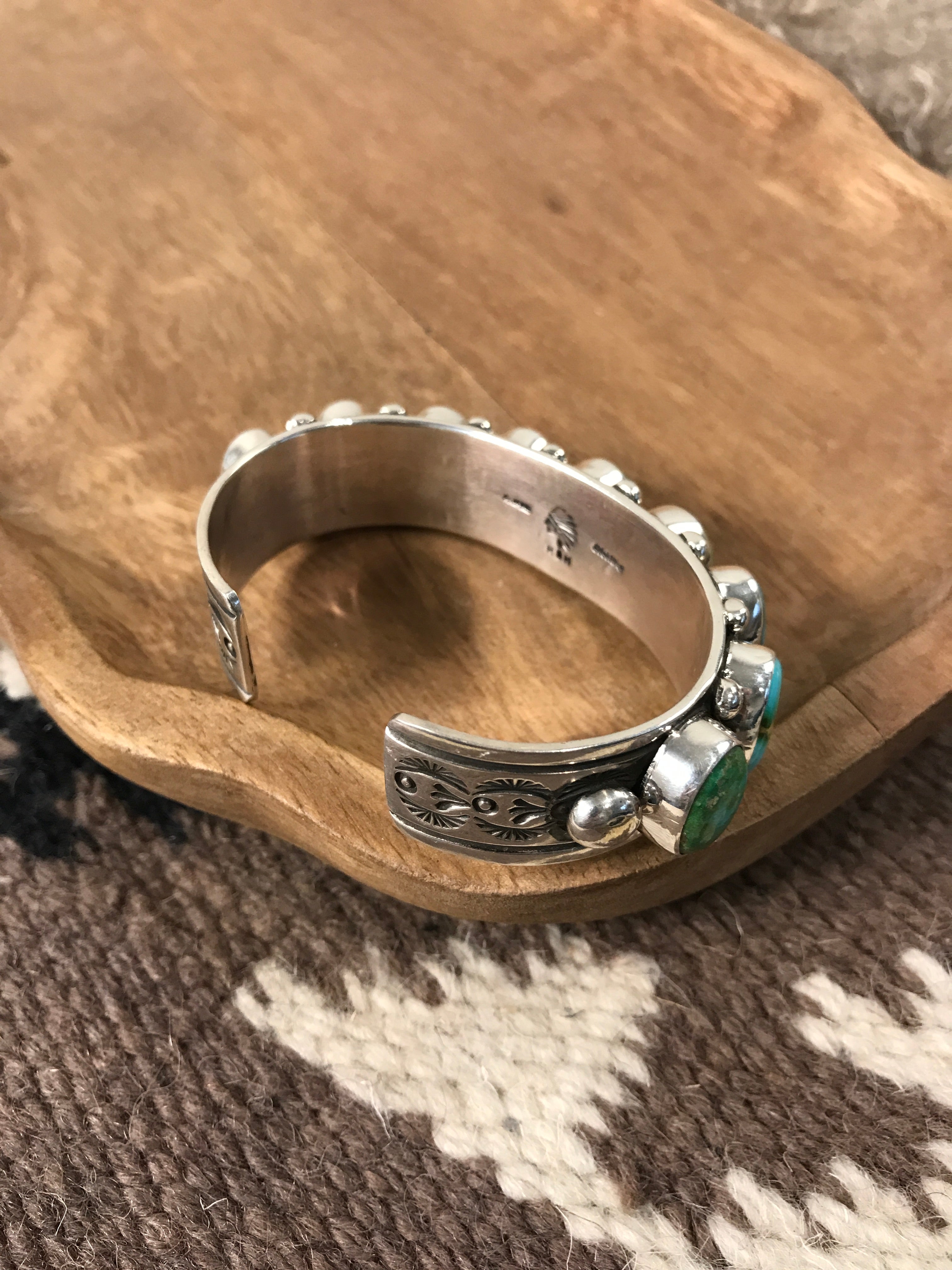 The Embers Cuff-Bracelets & Cuffs-Calli Co., Turquoise and Silver Jewelry, Native American Handmade, Zuni Tribe, Navajo Tribe, Brock Texas