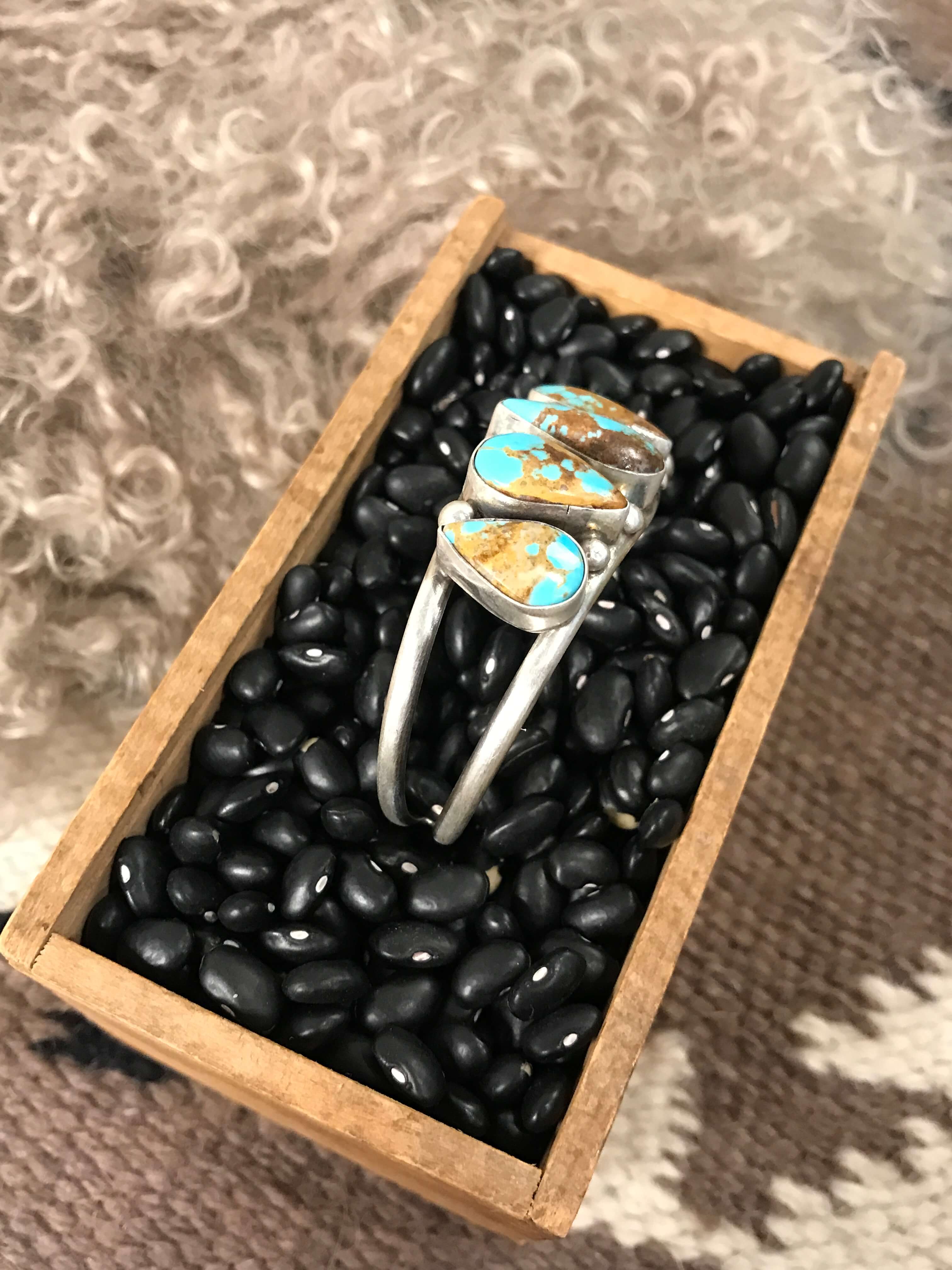 The Sadler Cuff, 8-Bracelets & Cuffs-Calli Co., Turquoise and Silver Jewelry, Native American Handmade, Zuni Tribe, Navajo Tribe, Brock Texas