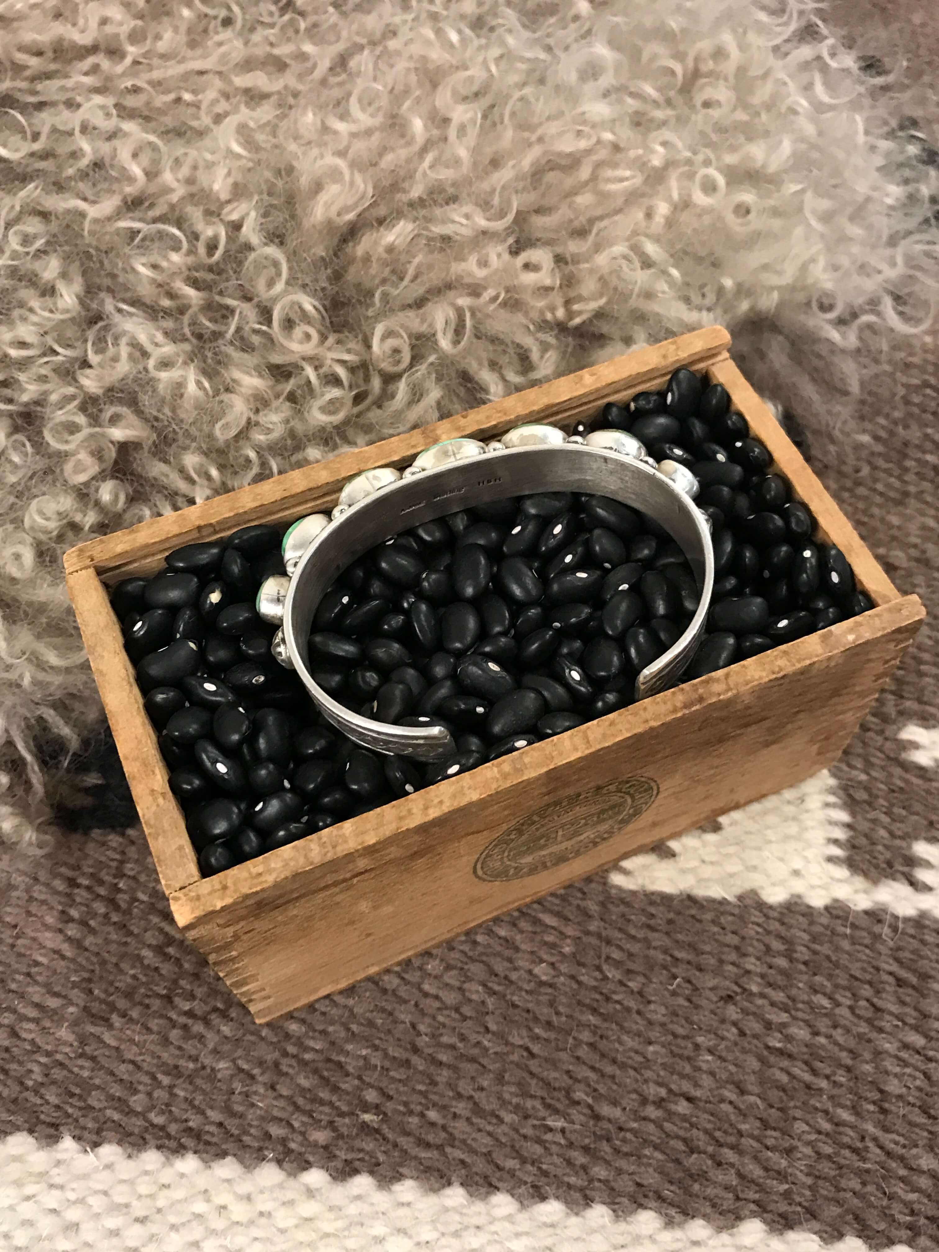 The Lowake Cuff-Bracelets & Cuffs-Calli Co., Turquoise and Silver Jewelry, Native American Handmade, Zuni Tribe, Navajo Tribe, Brock Texas