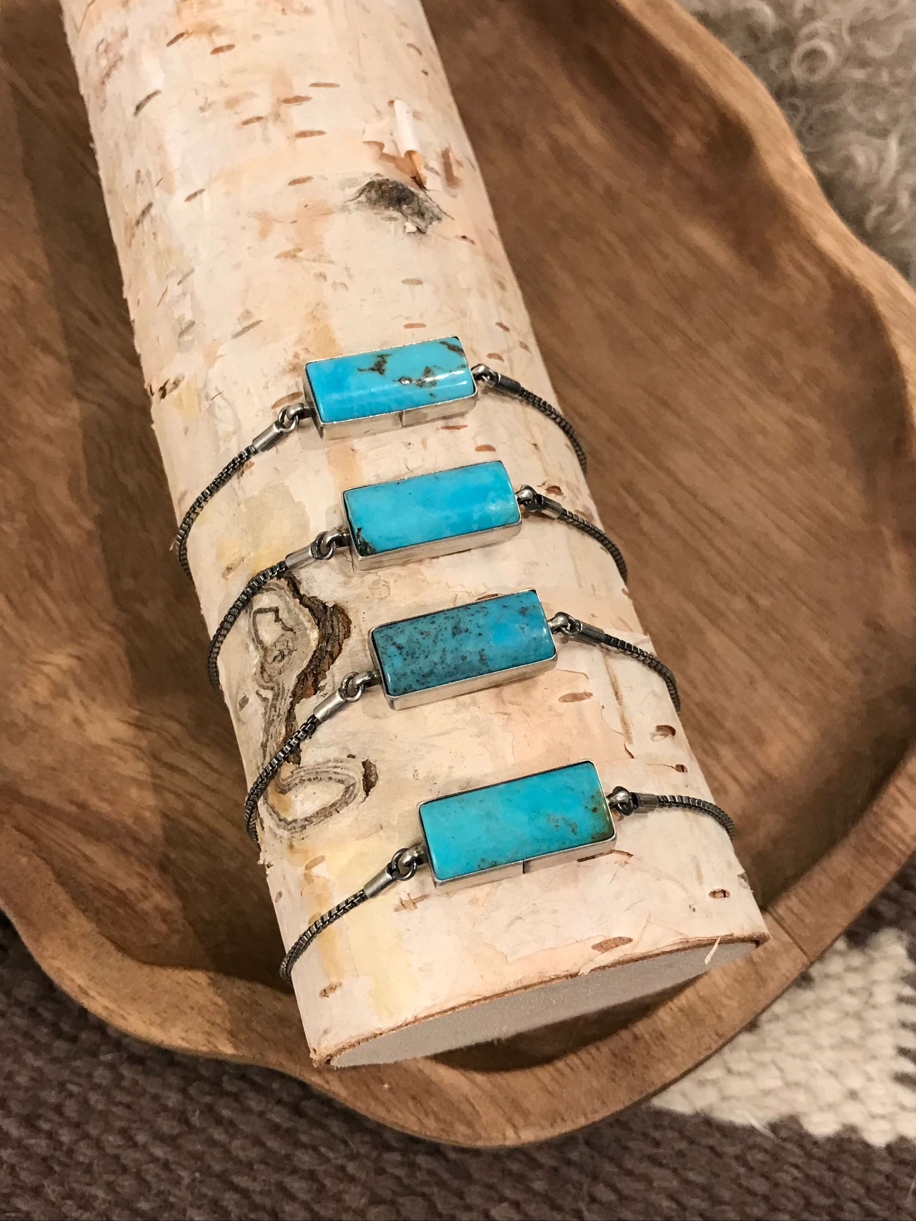 The Waddell Bolo Bracelets-Bracelets & Cuffs-Calli Co., Turquoise and Silver Jewelry, Native American Handmade, Zuni Tribe, Navajo Tribe, Brock Texas