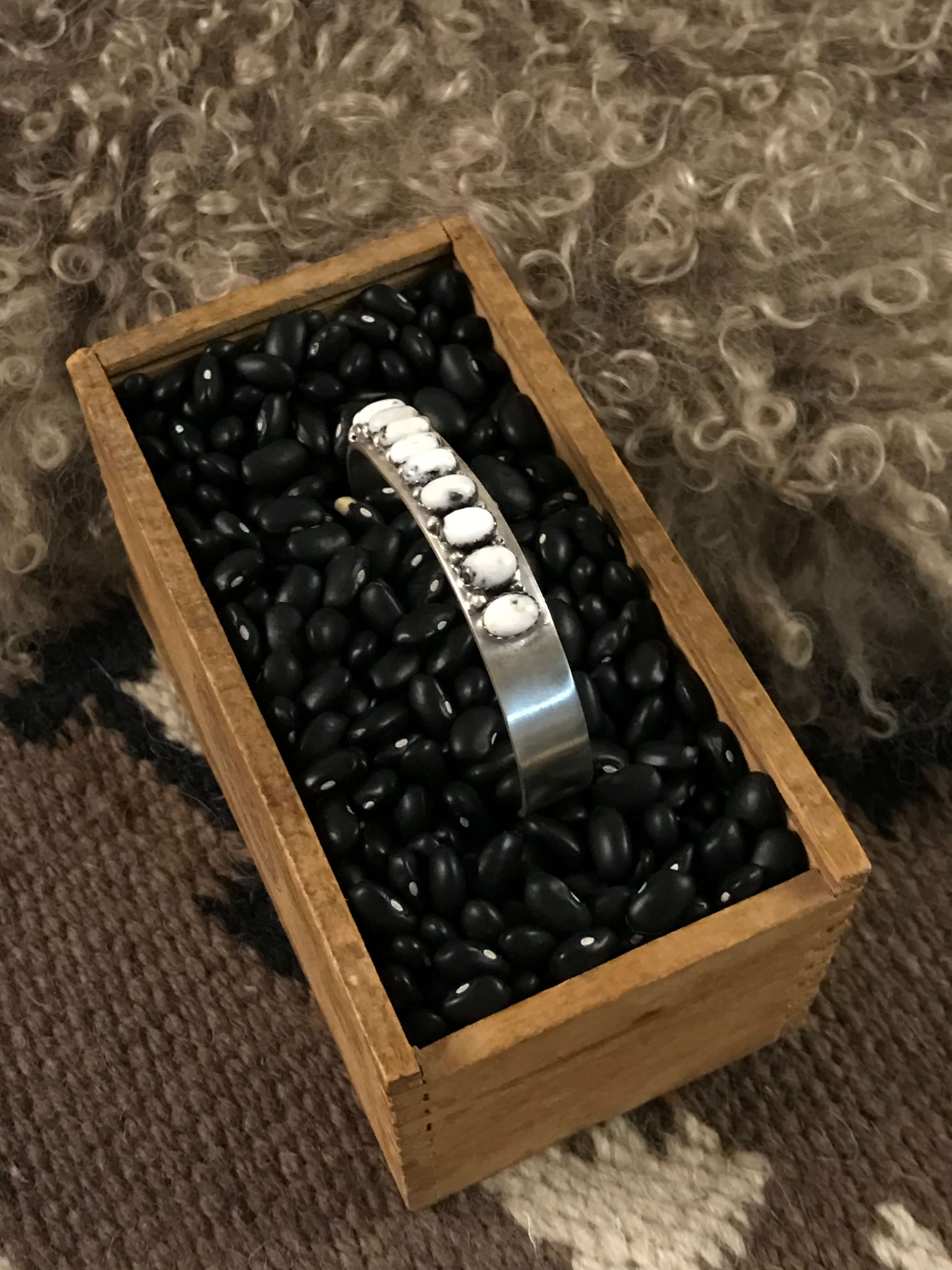 The Vivianne Cuff, 1-Bracelets & Cuffs-Calli Co., Turquoise and Silver Jewelry, Native American Handmade, Zuni Tribe, Navajo Tribe, Brock Texas