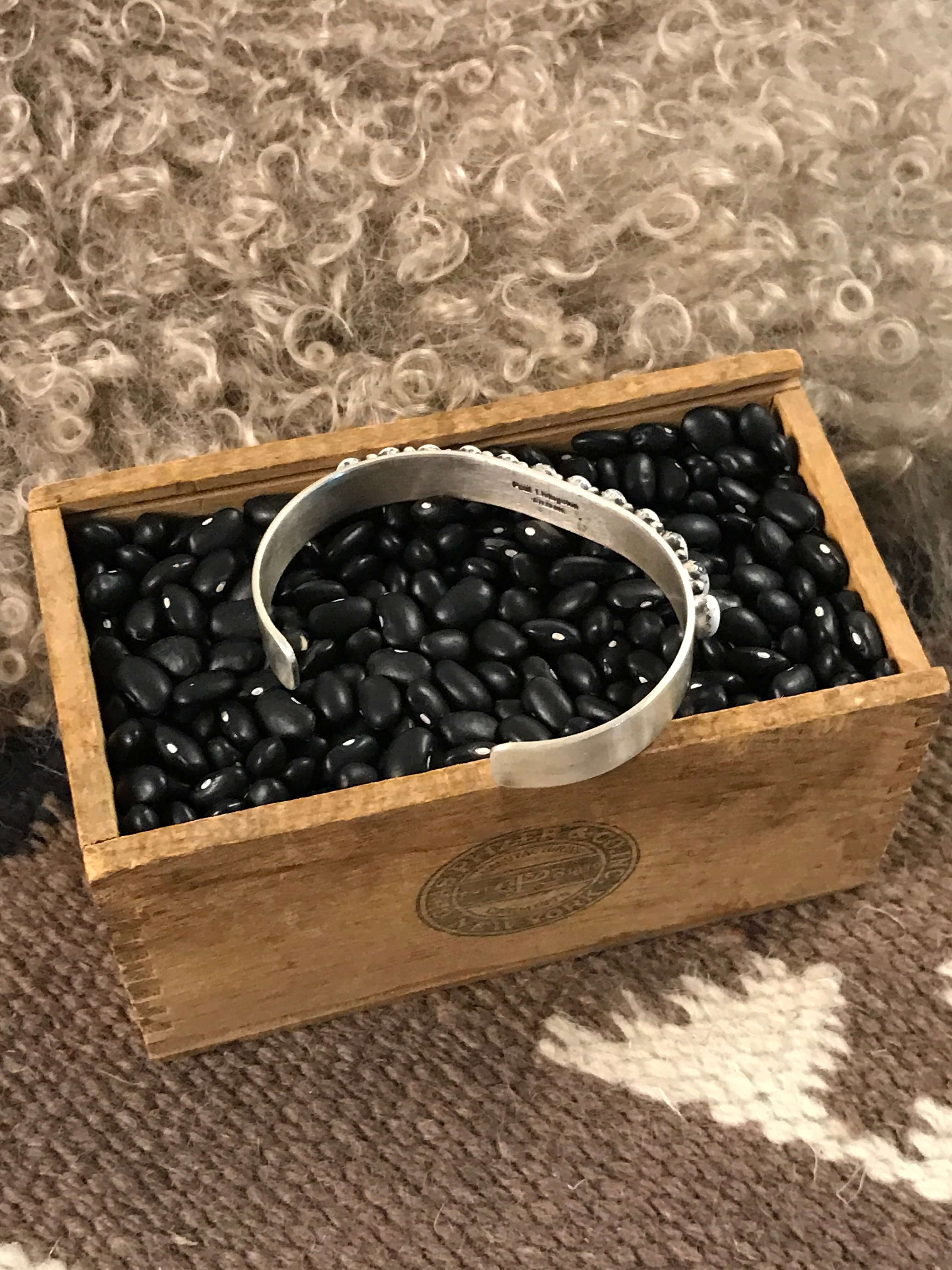 The Vivianne Cuff, 1-Bracelets & Cuffs-Calli Co., Turquoise and Silver Jewelry, Native American Handmade, Zuni Tribe, Navajo Tribe, Brock Texas