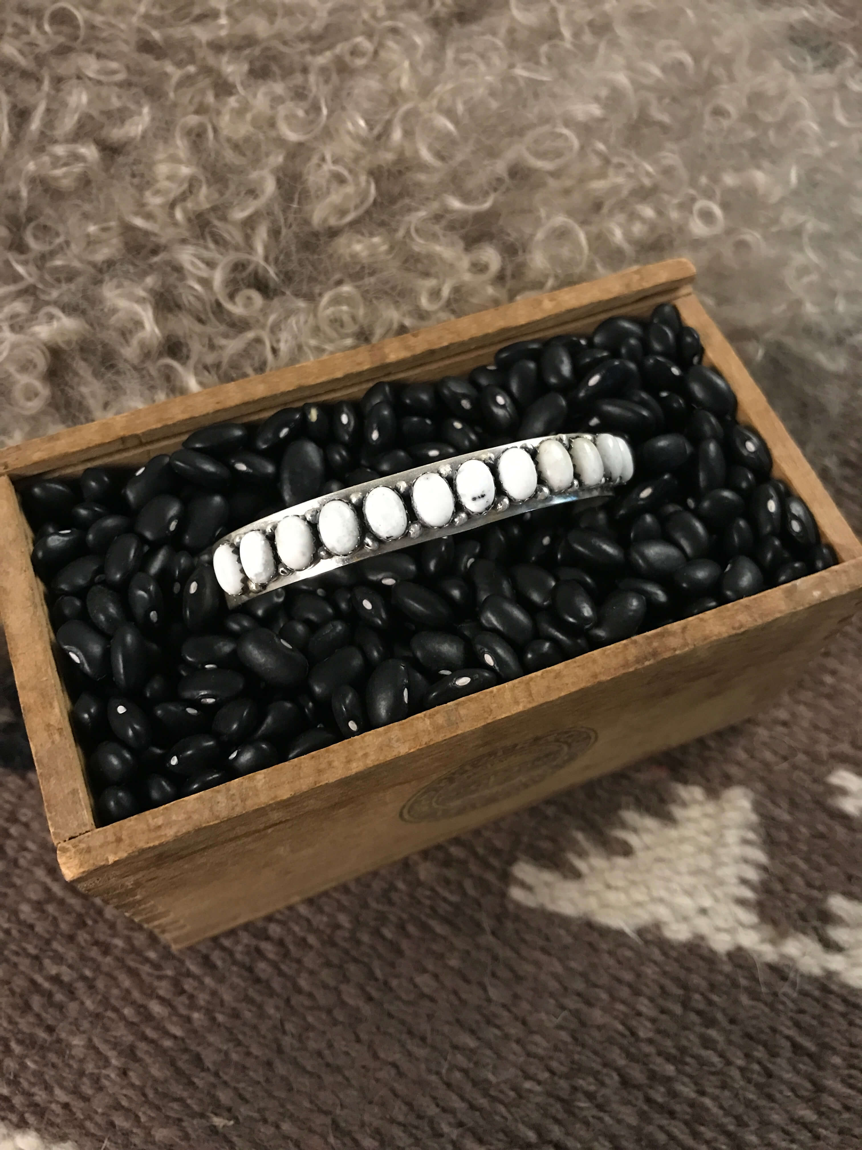 The Vivianne Cuff, 2-Bracelets & Cuffs-Calli Co., Turquoise and Silver Jewelry, Native American Handmade, Zuni Tribe, Navajo Tribe, Brock Texas